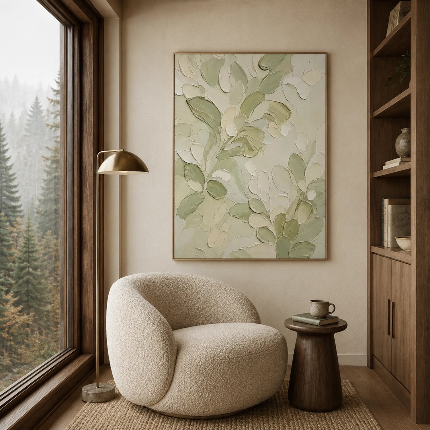 Flower & Tree Abstract Wall Art #ML282