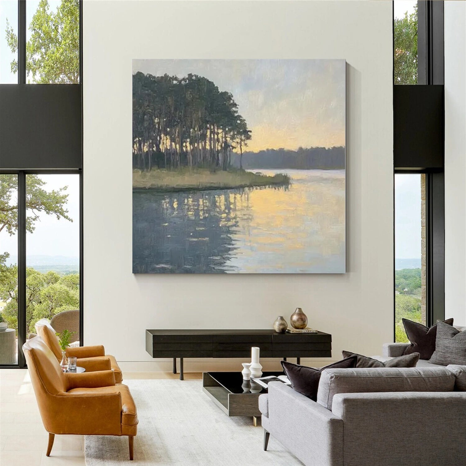 Sea & Sky Abstract Wall Art #MS168
