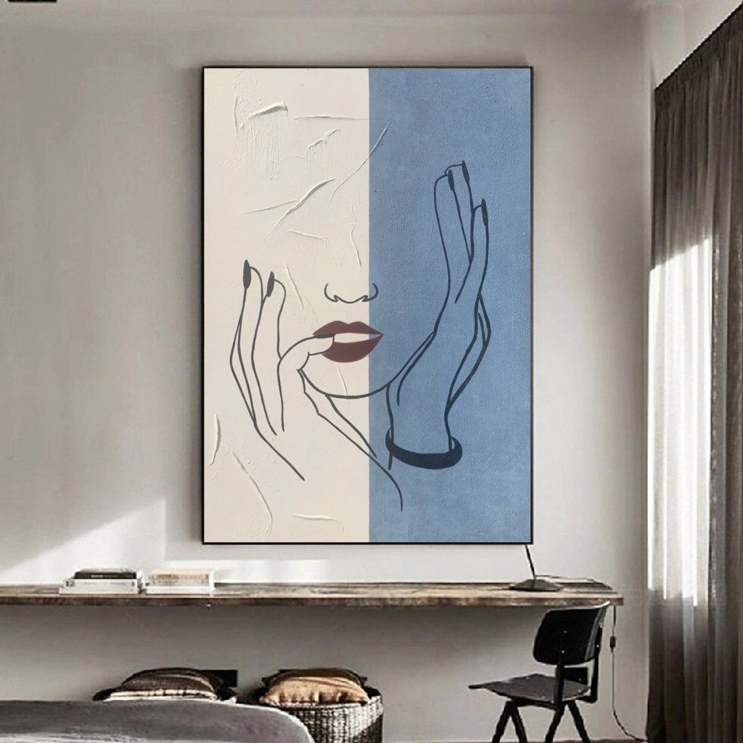 Abstract Portrait Wall Art #AP074