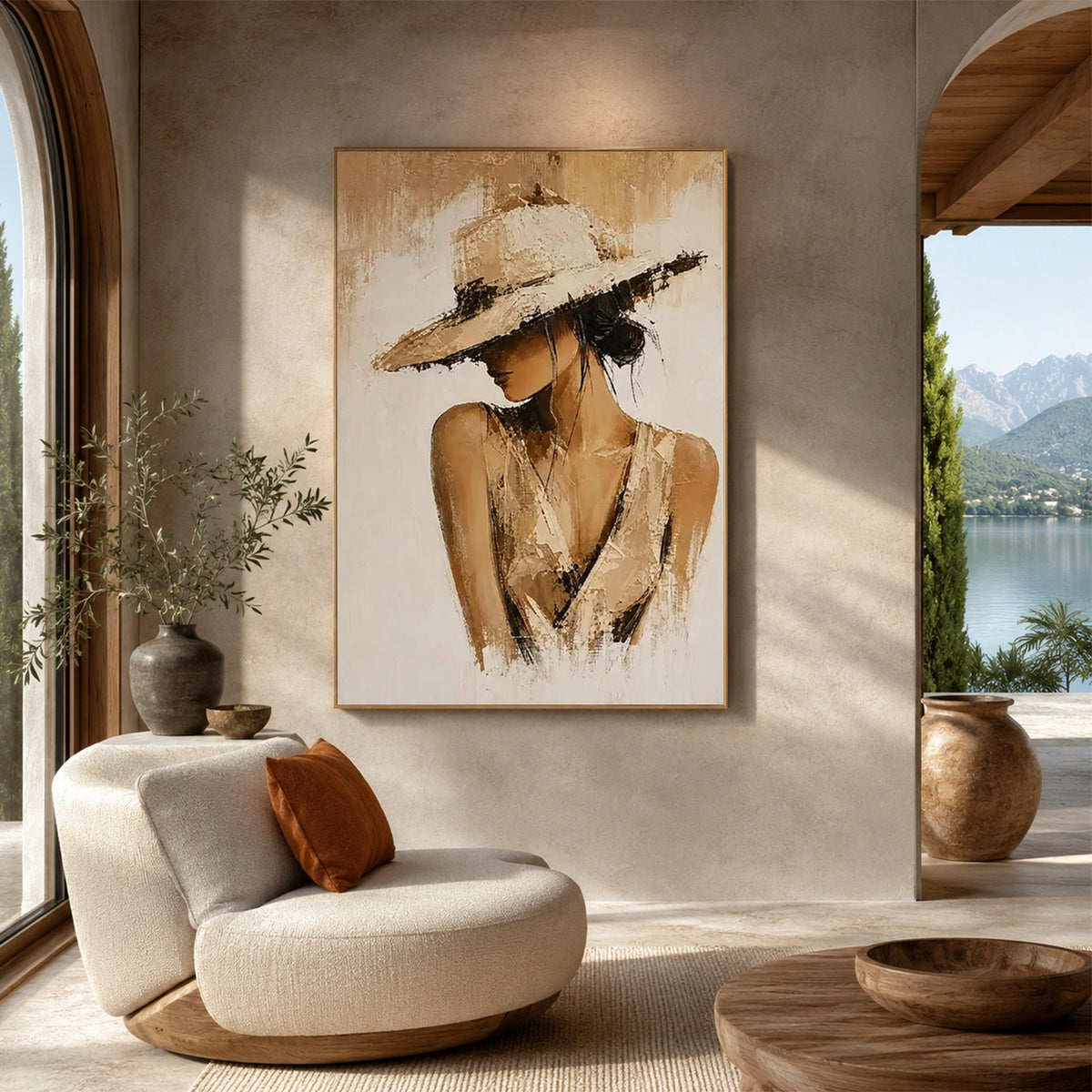 Abstract Portrait Wall Art #AP157