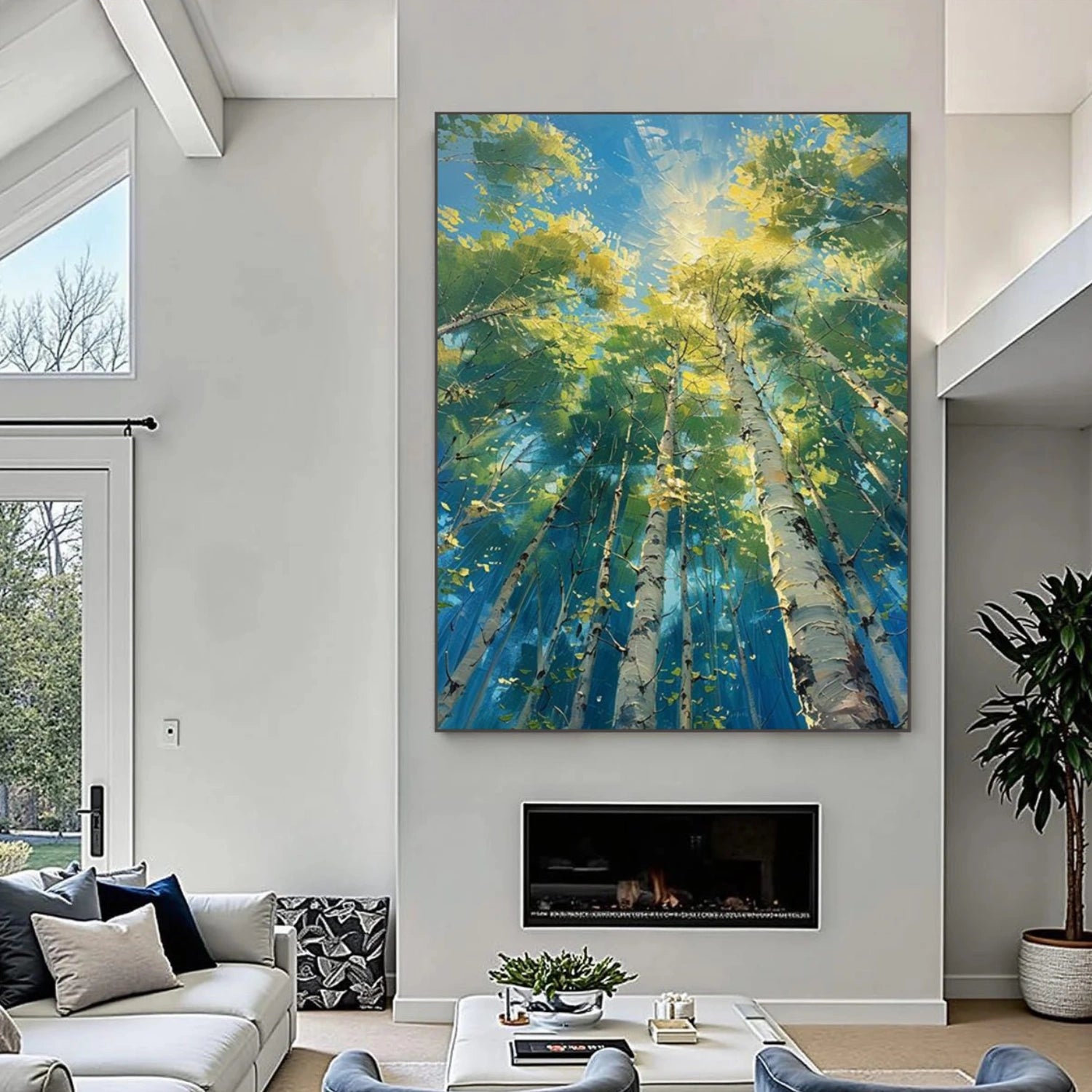 Flower & Tree Abstract Wall Art #ML222