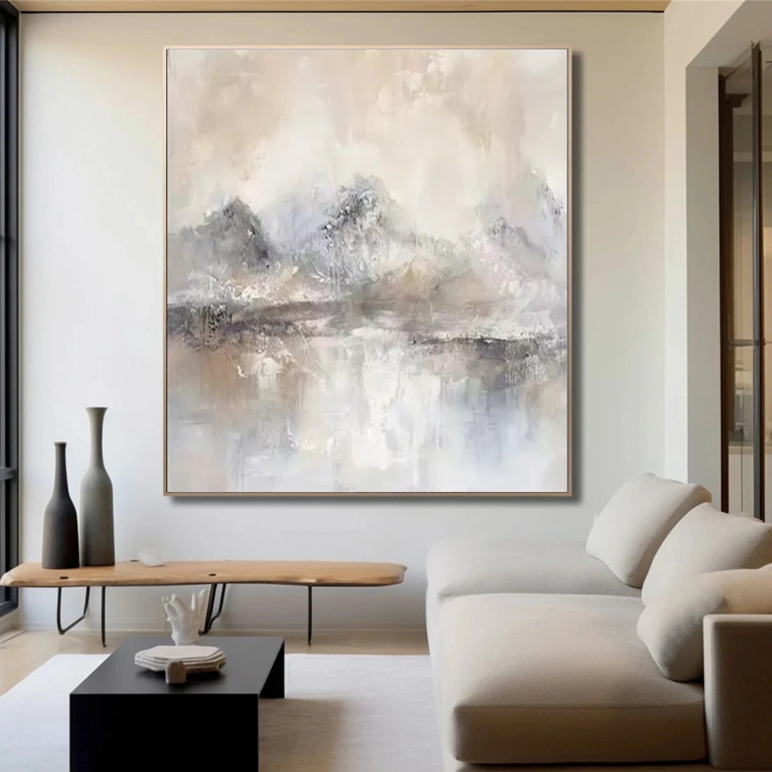 Abstract Mountain Canvas Art #MM270