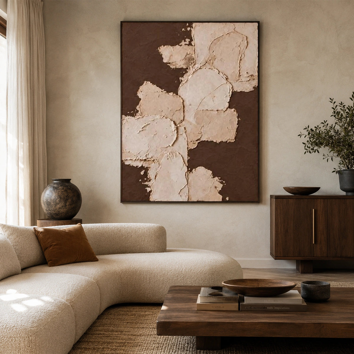 Abstract Textured Canvas Art #WS1166