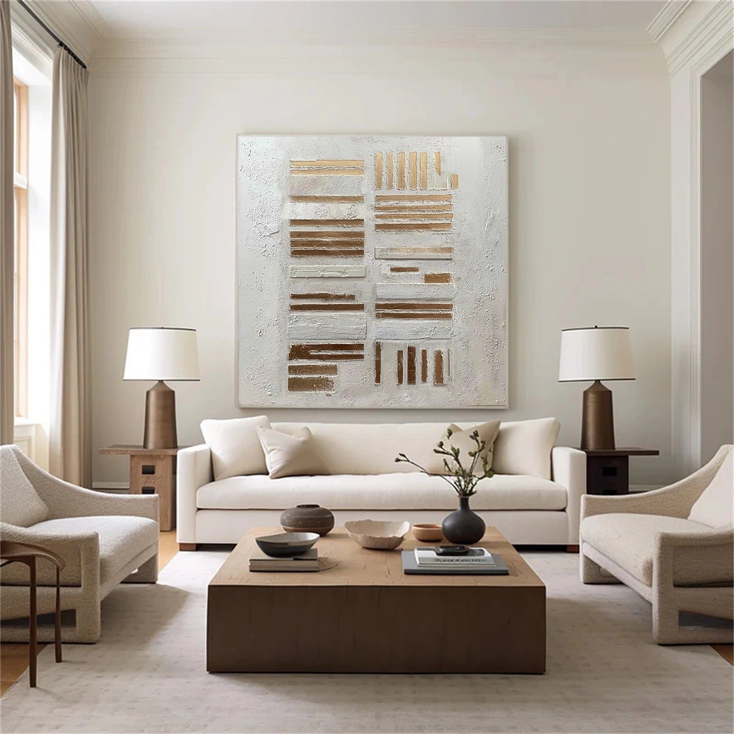 Wabi Sabi Textured Canvas Art #WS932