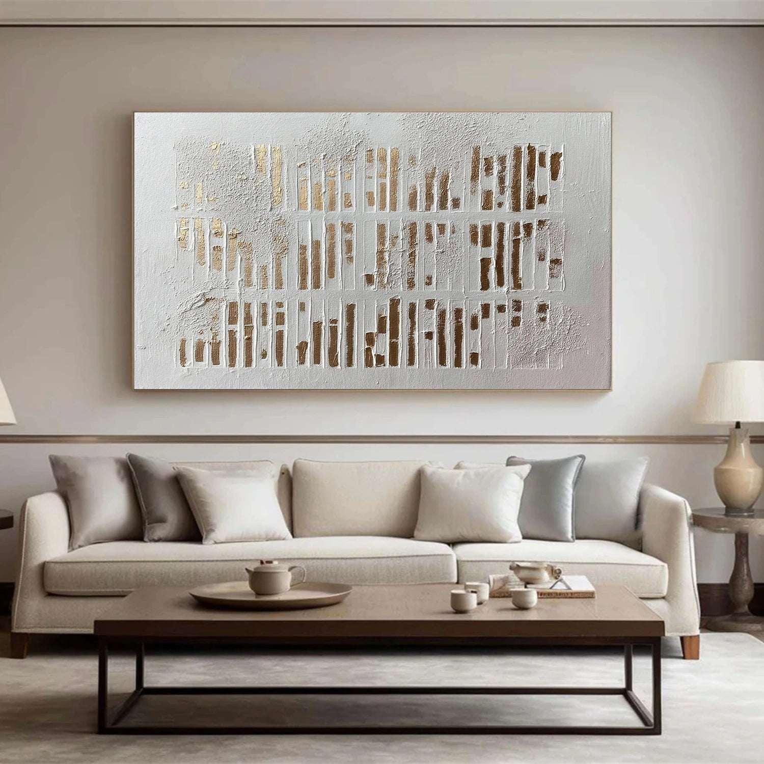 Wabi Sabi Textured Canvas Art #WS930