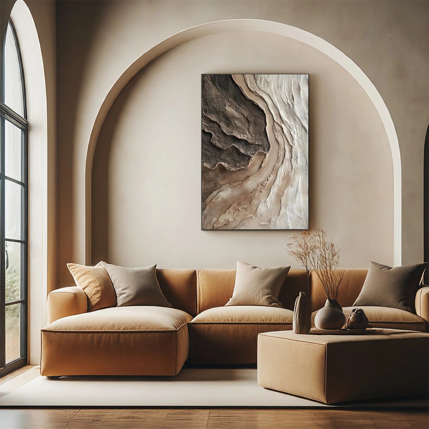 Abstract Textured Canvas Art #WS923