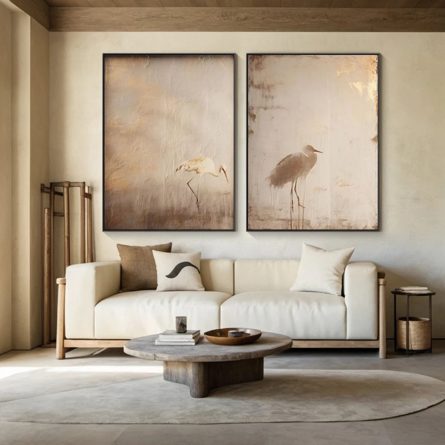 Abstract Animal Wall Art Set of 2 #AL142