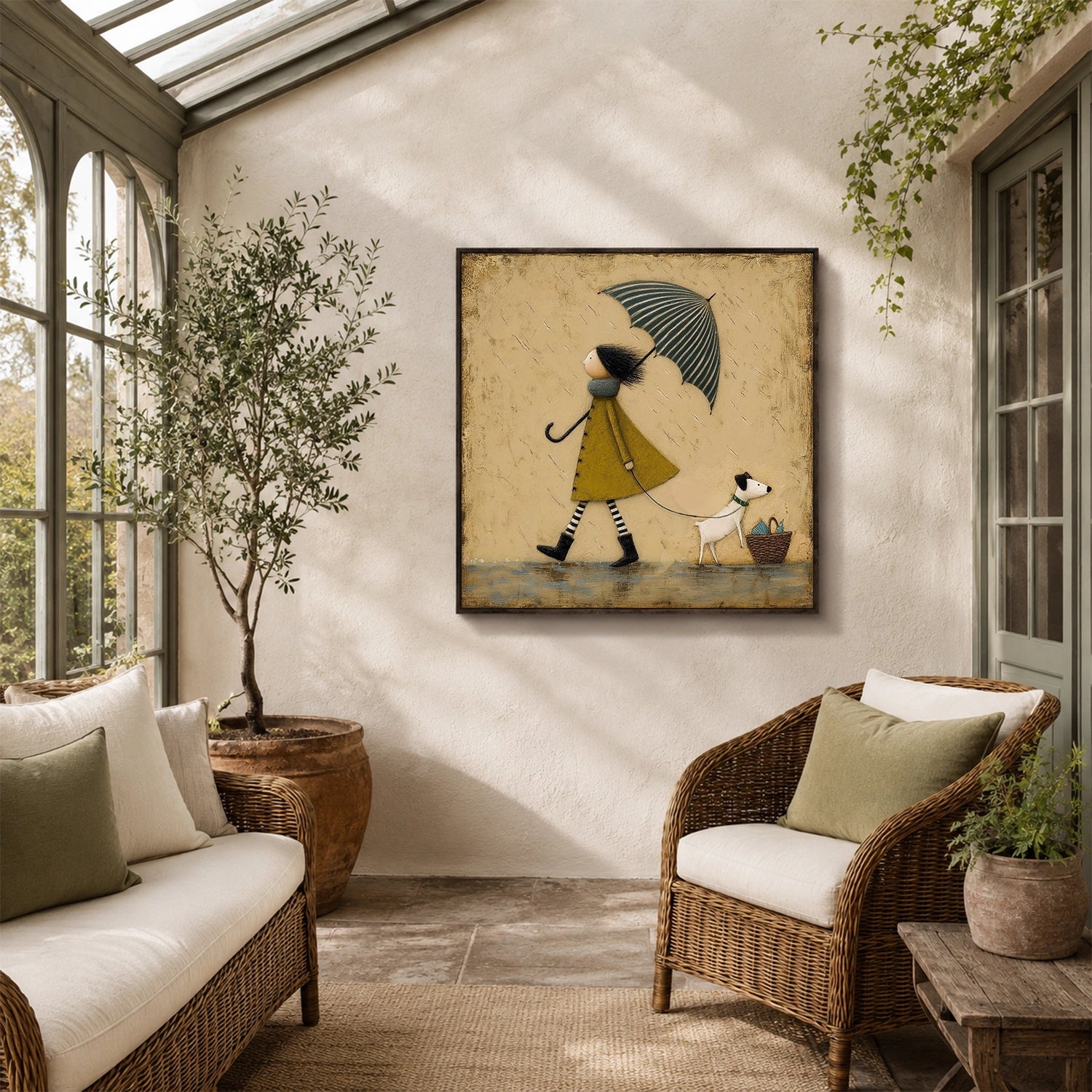 Abstract Portrait Wall Art #AP142