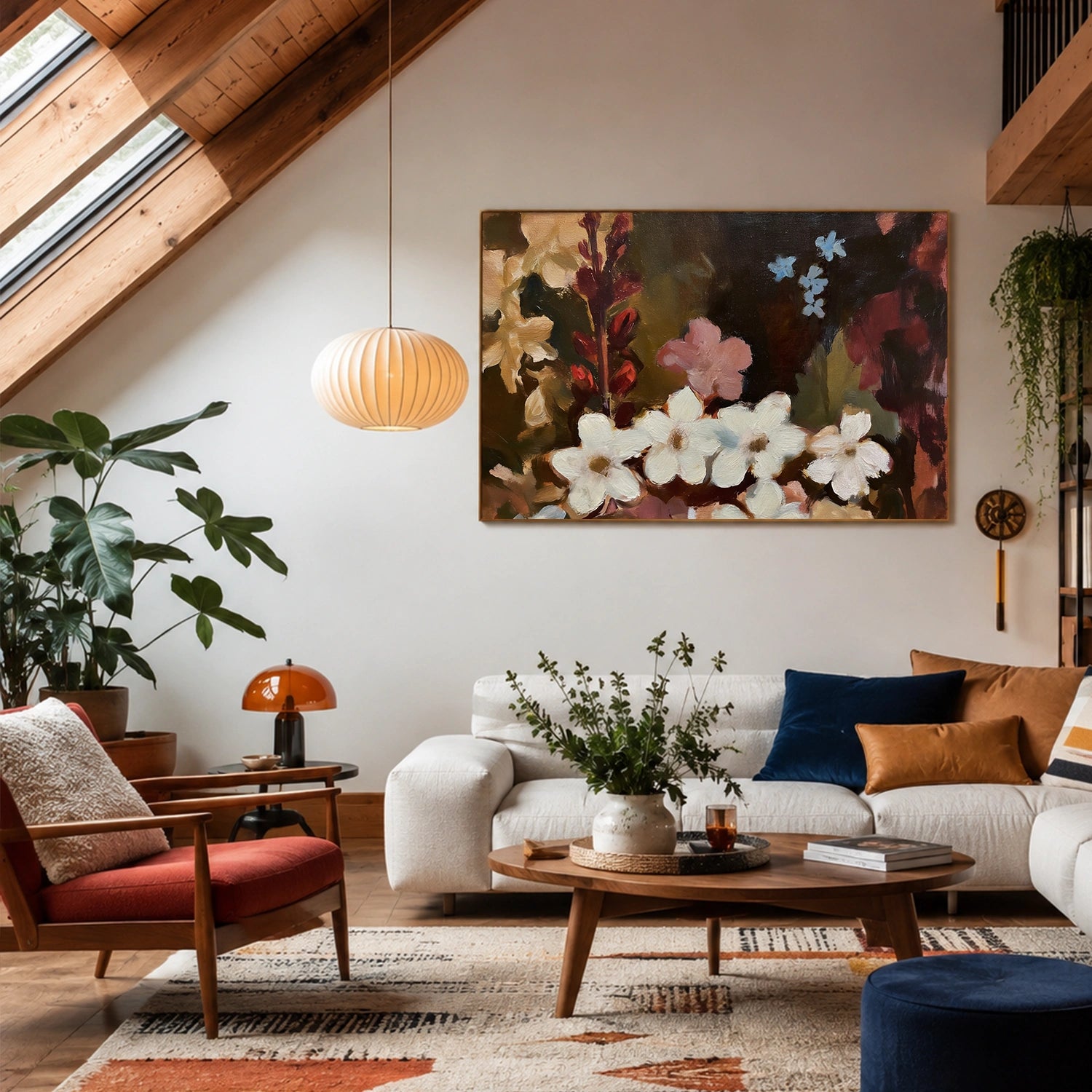 Flower & Tree Abstract Wall Art #ML269