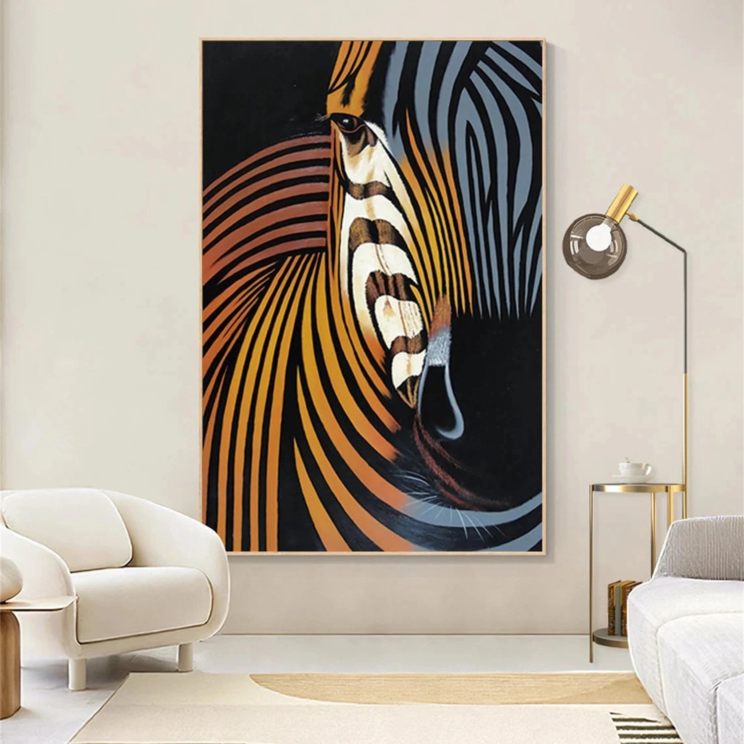 Colorful Abstract Animal Wall Art #AL067