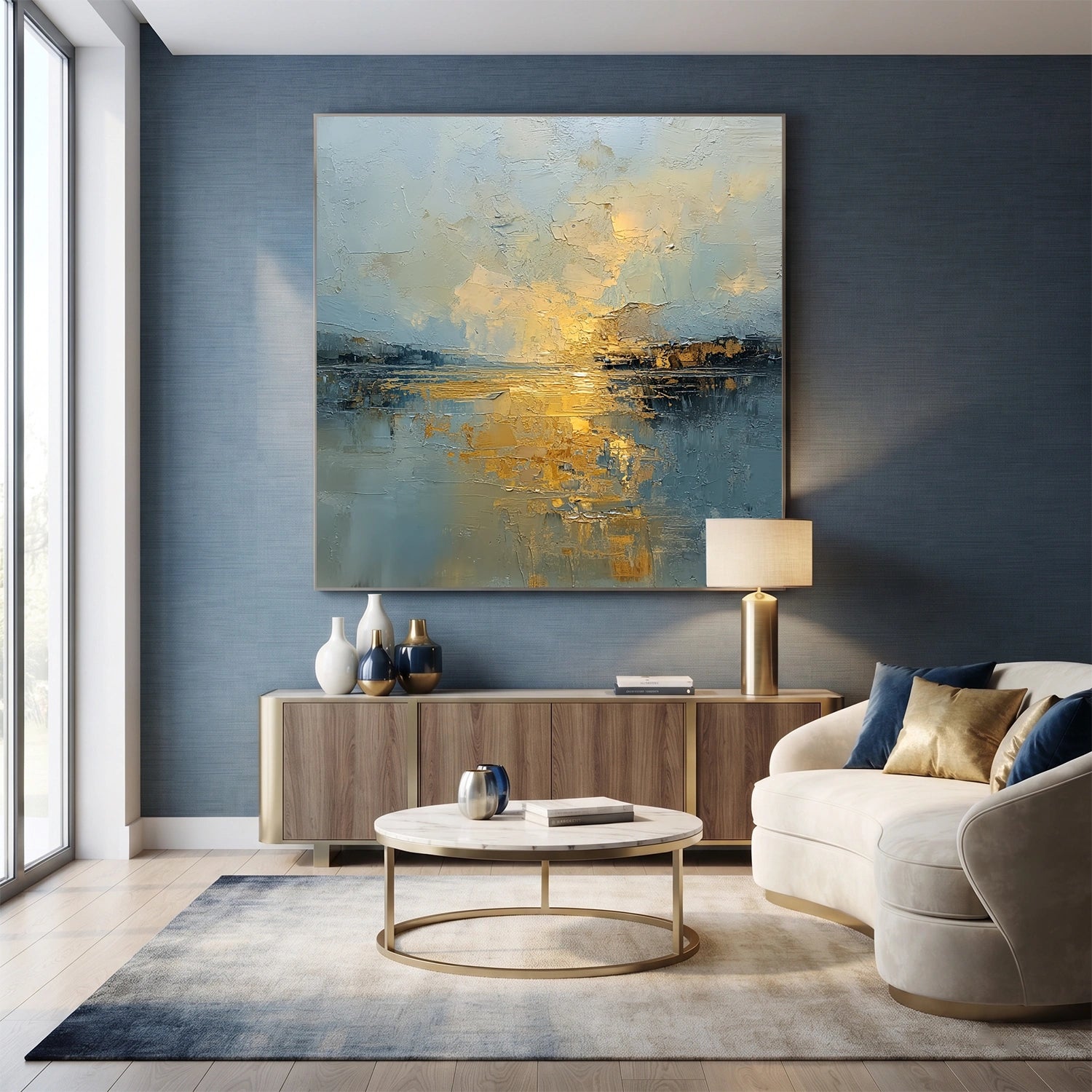 Sea & Sky Abstract Wall Art #MS340