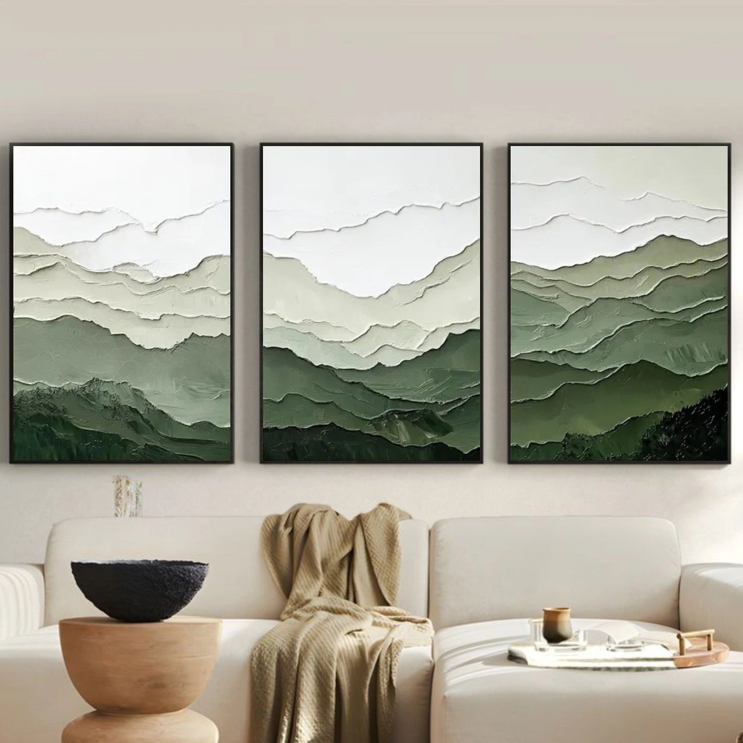 Minimalist Mountain Canvas Art Set of 3 #MM312