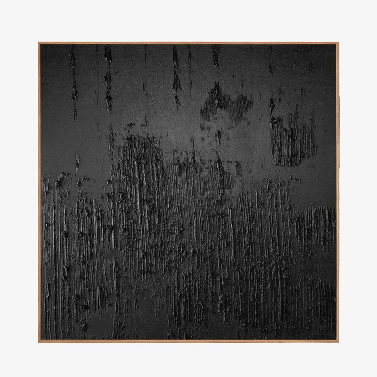Plaster 3D Textured Minimalist Wall Decor Painting Original by Artist