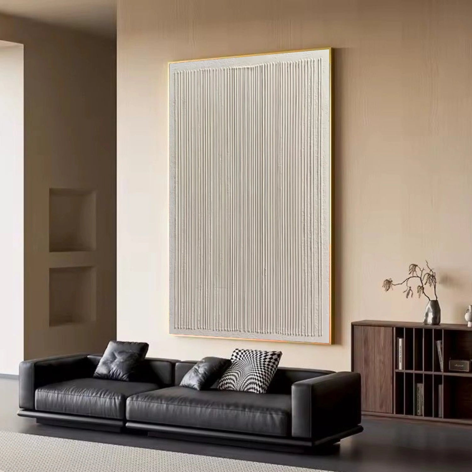 Minimalist Textured Canvas Art #MM356