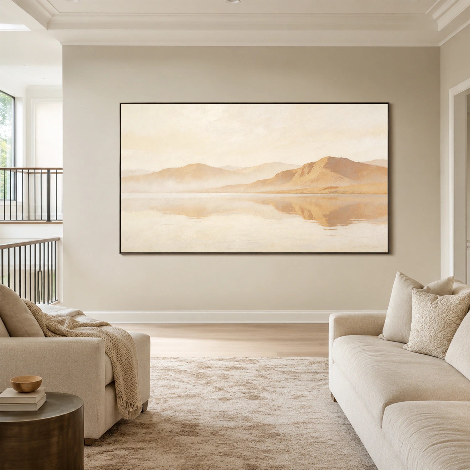Abstract Mountain Canvas Art #MM413
