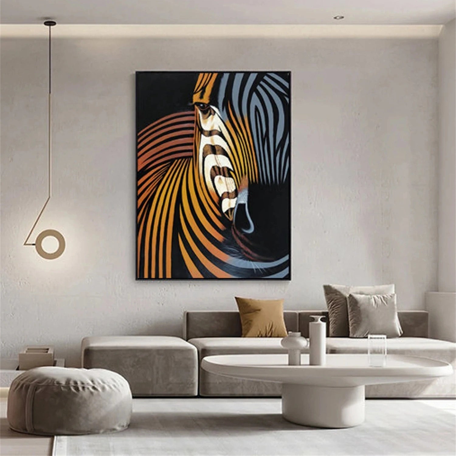 Colorful Abstract Animal Wall Art #AL067