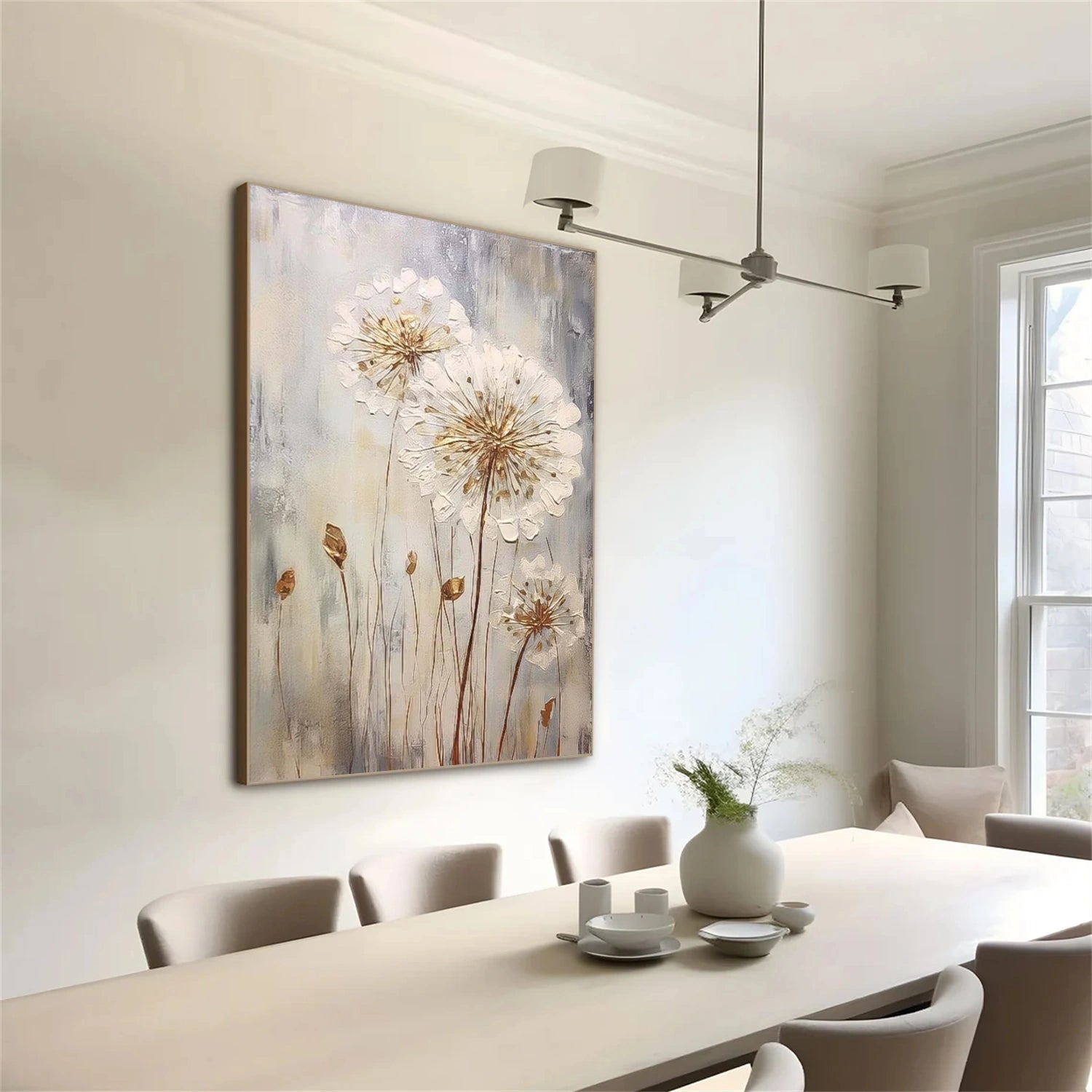 Flower & Tree Abstract Textured Wall Art #ML203