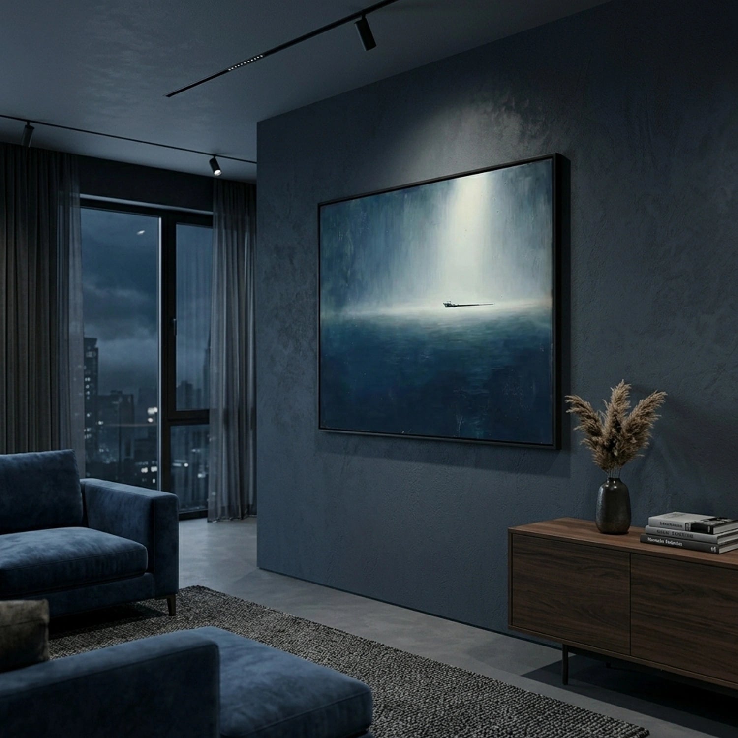 Sea & Sky Abstract Wall Art #MS313
