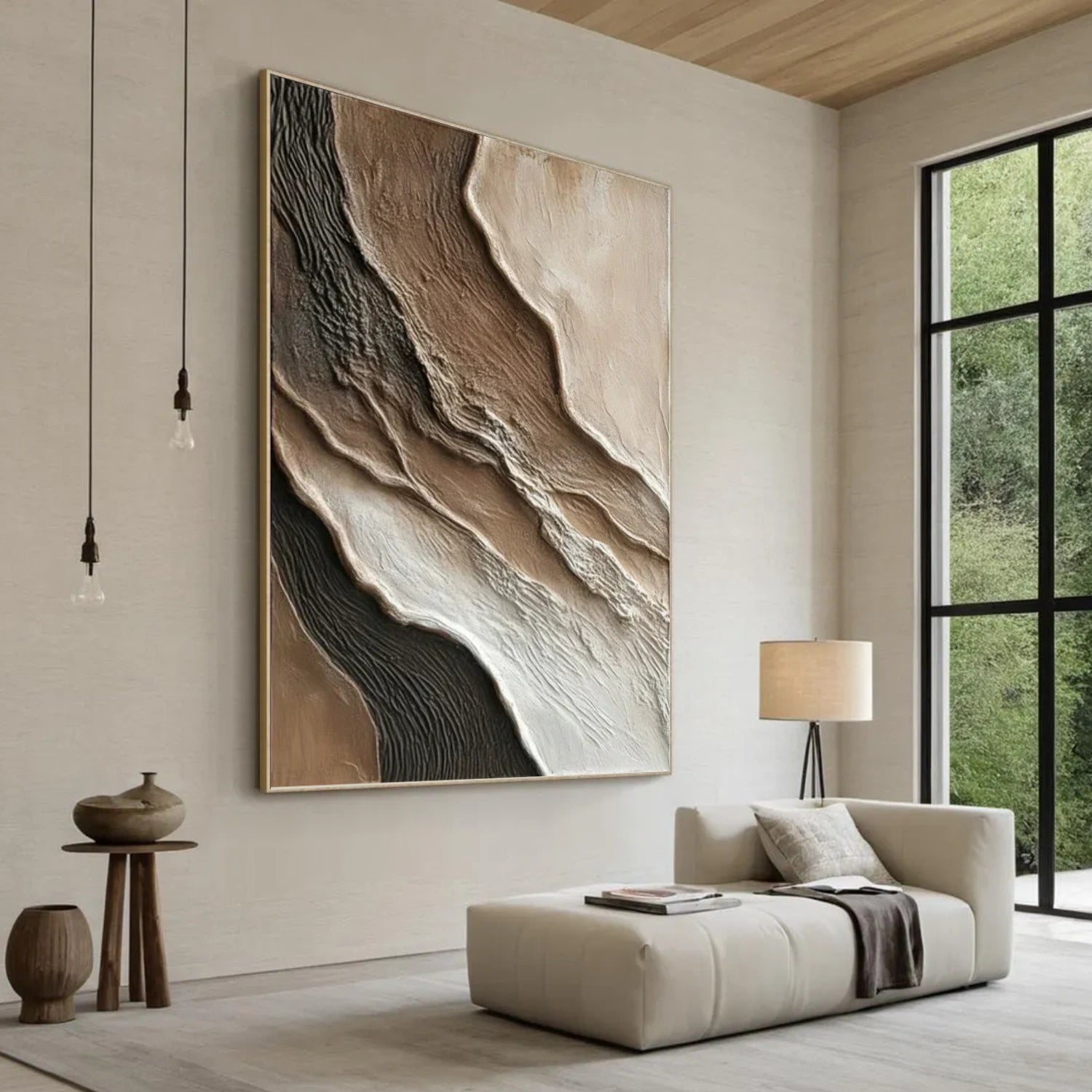 Abstract Textured Canvas Art #WS925