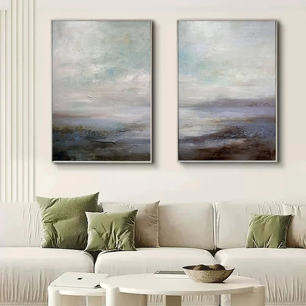 Minimalist Sea & Sky Art Set of 2 #MS003