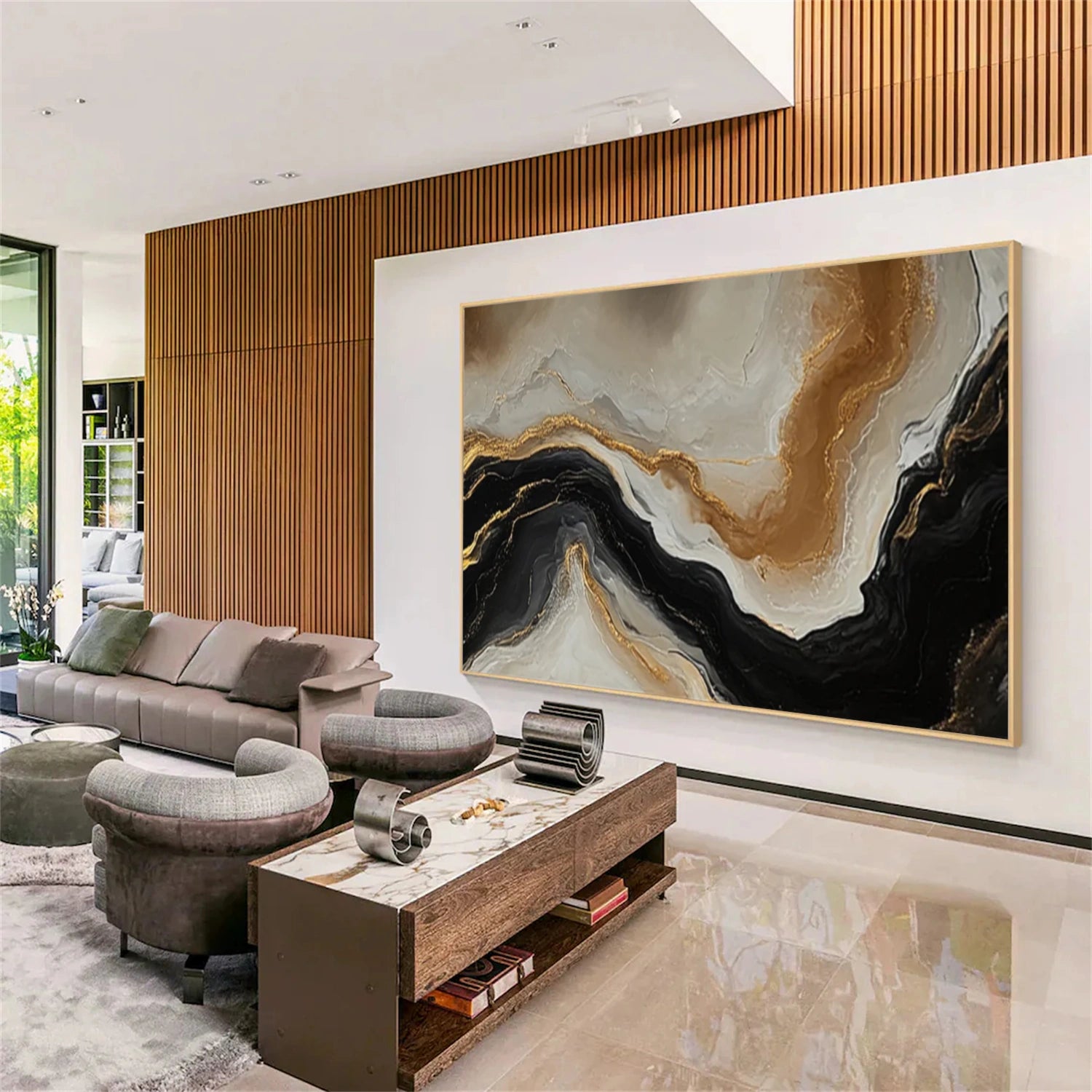 Abstract Canvas Art #WS926