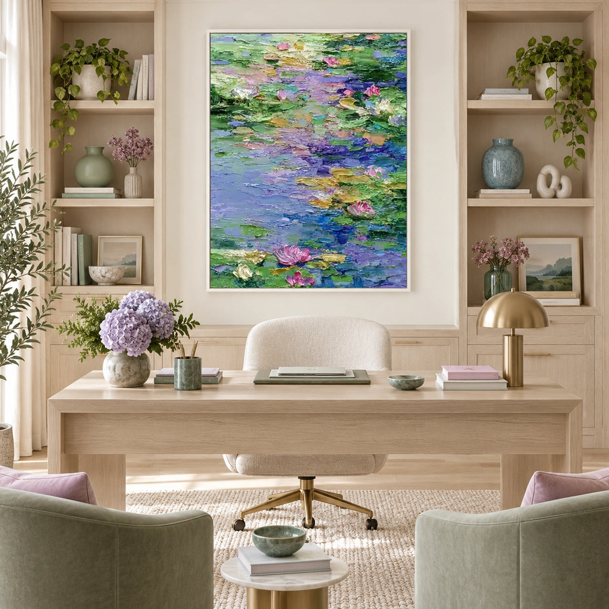 Flower & Tree Abstract Wall Art #ML290