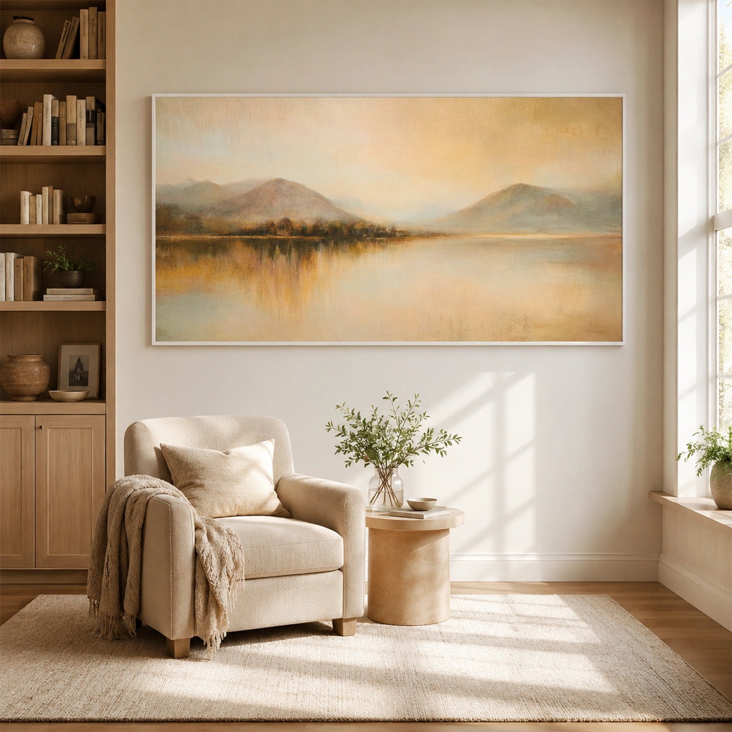Abstract Mountain Canvas Art #MM410