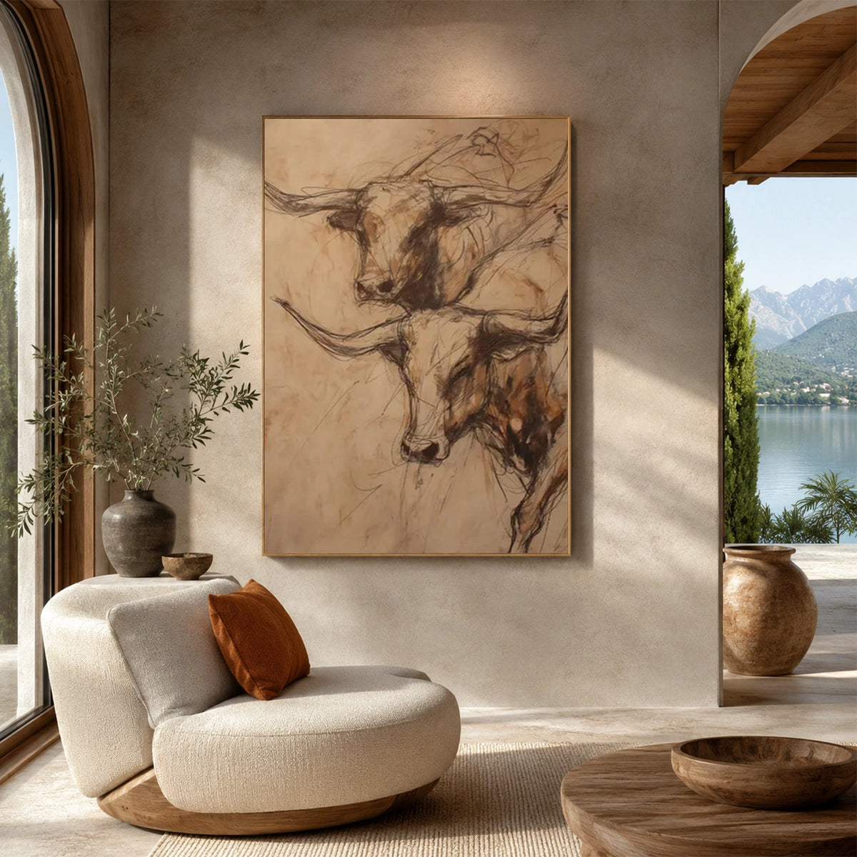 Abstract Animal Wall Art #AL241