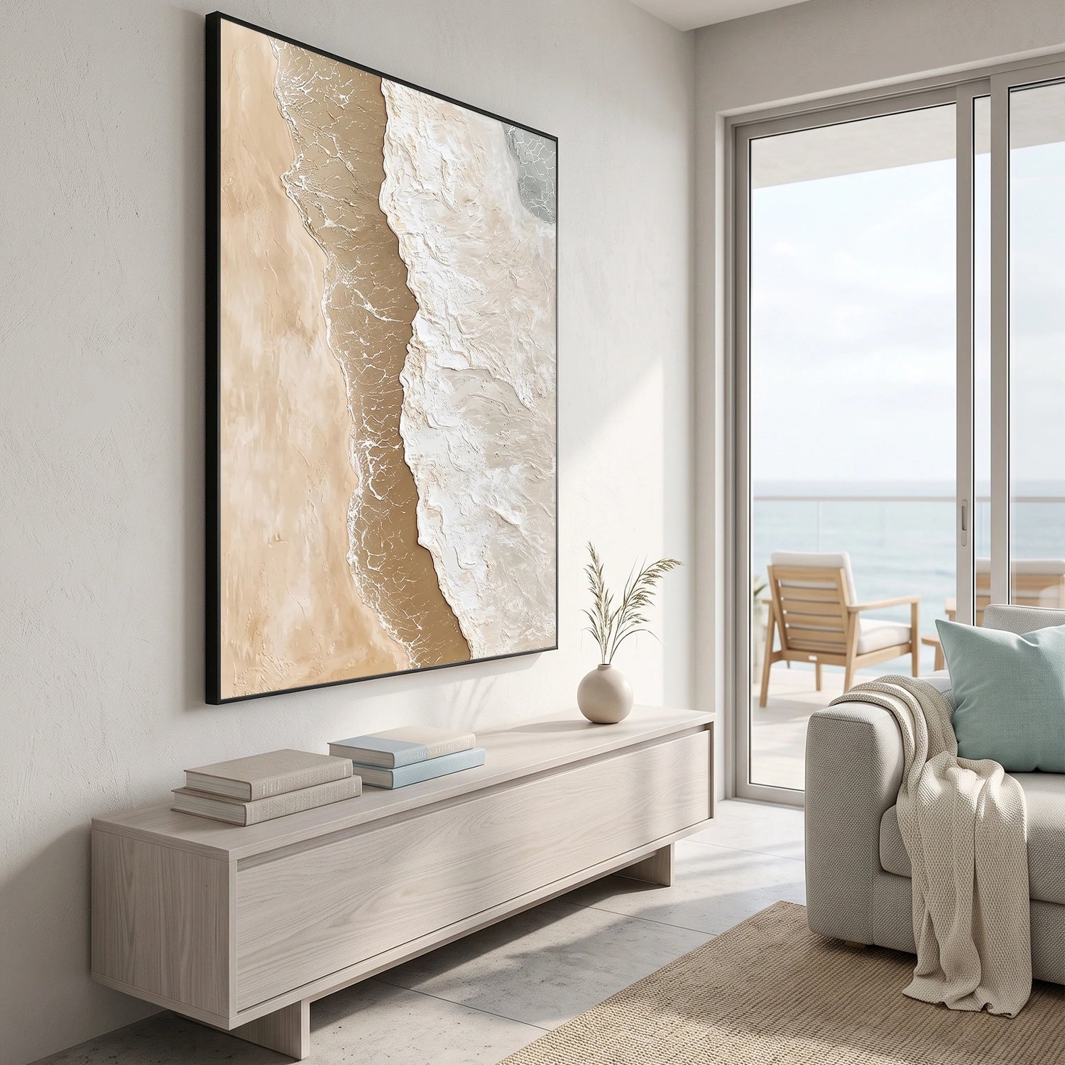 Sea & Sky Abstract Wall Art #MS302