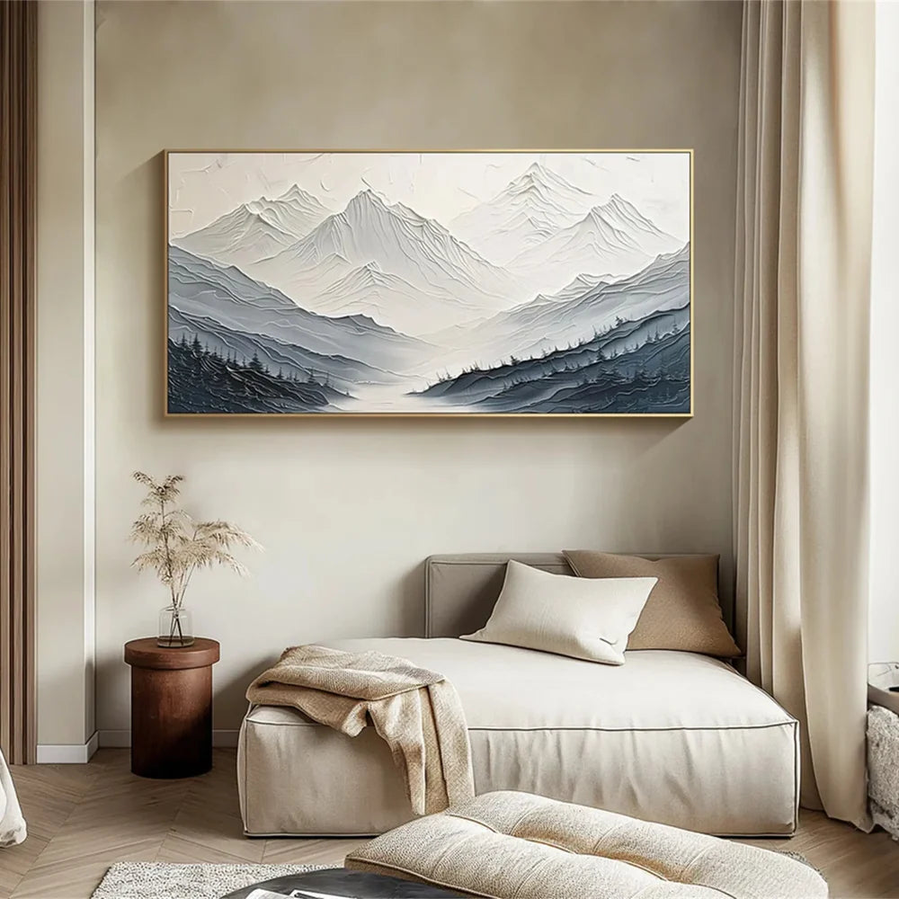 Minimalistic Mountain Textured Art #MM302