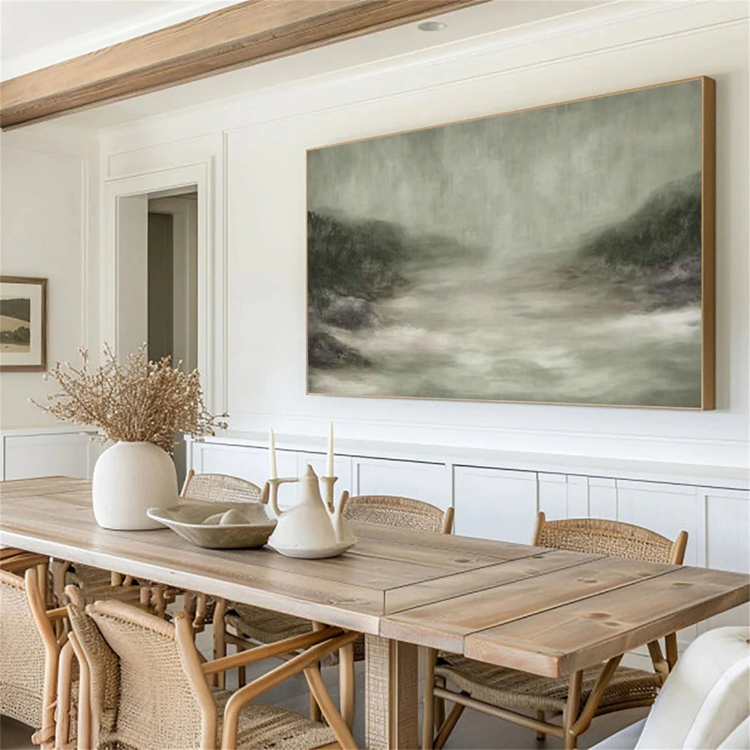 Abstract Mountain Canvas Art #MM282