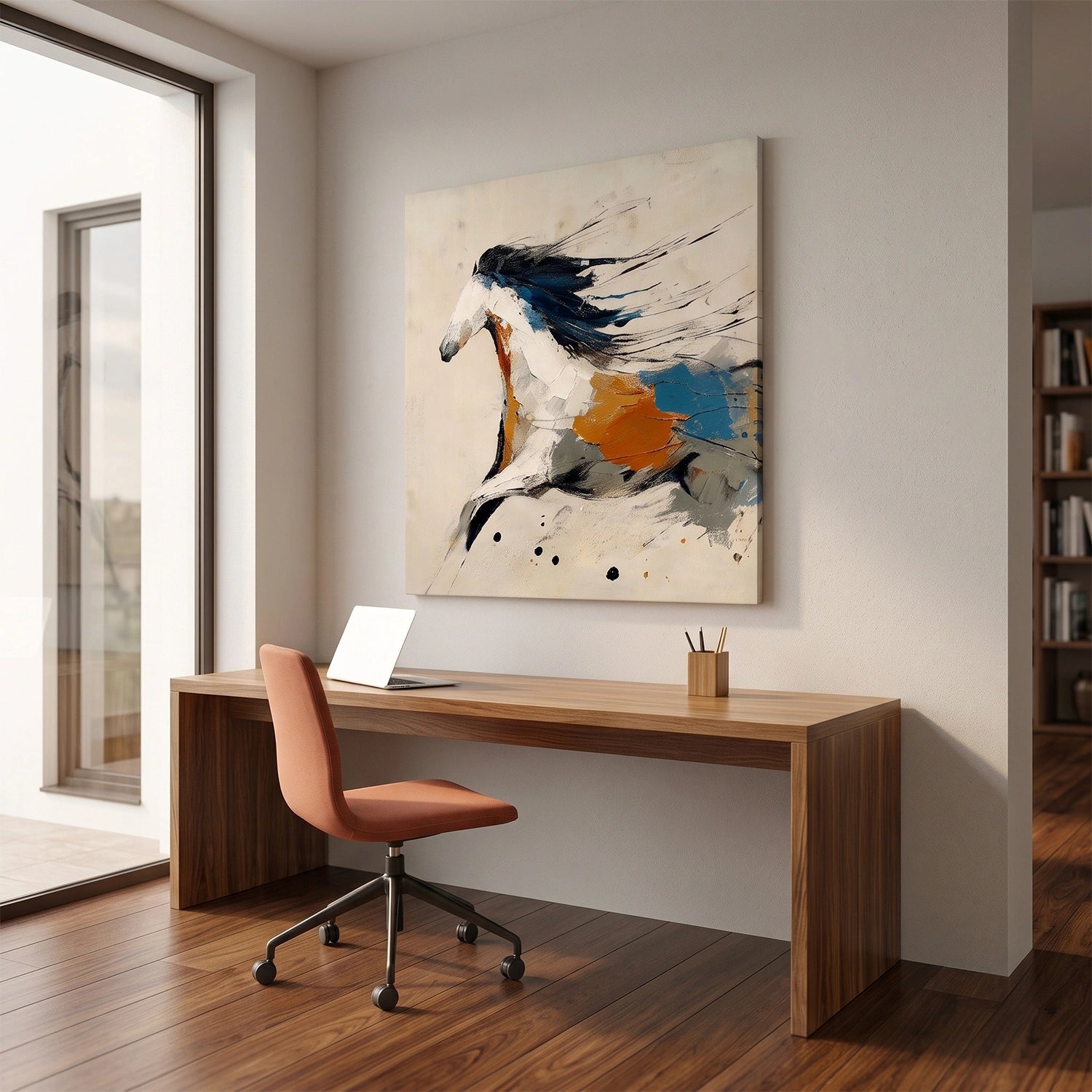 Abstract Animal Horse Wall Art #AL209