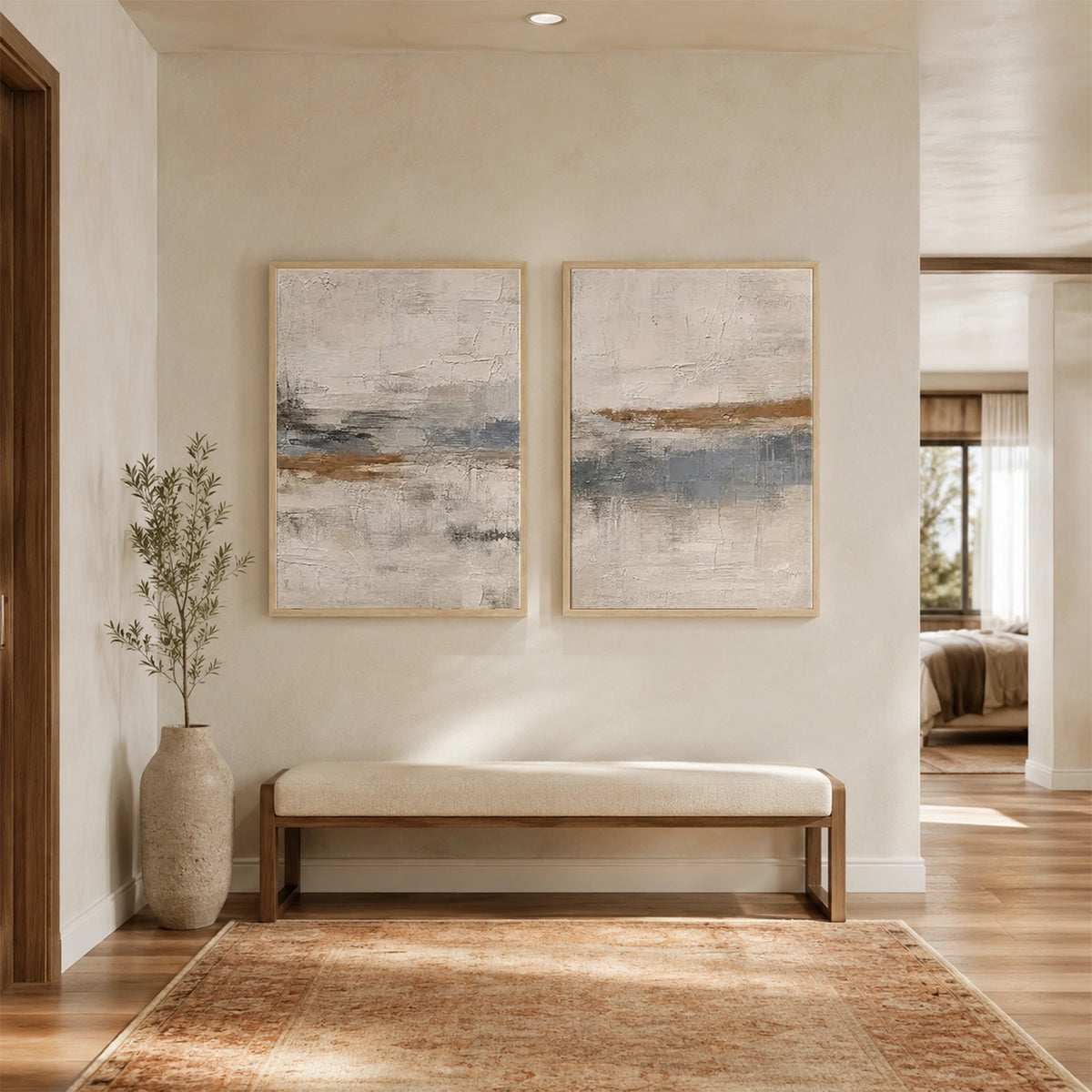 Abstract Canvas Art Set of 2 #WS1161