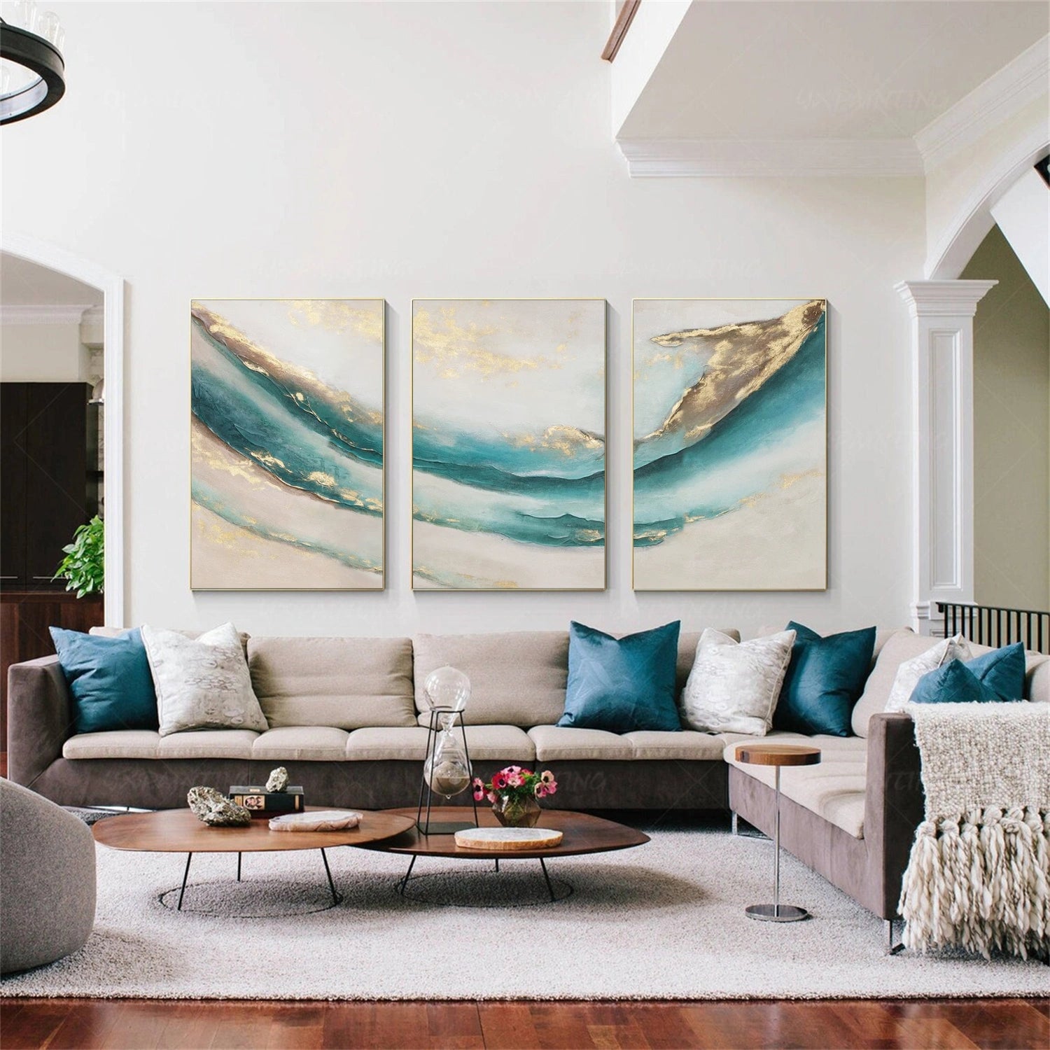 Abstract Canvas Art Set of 3 #WS802