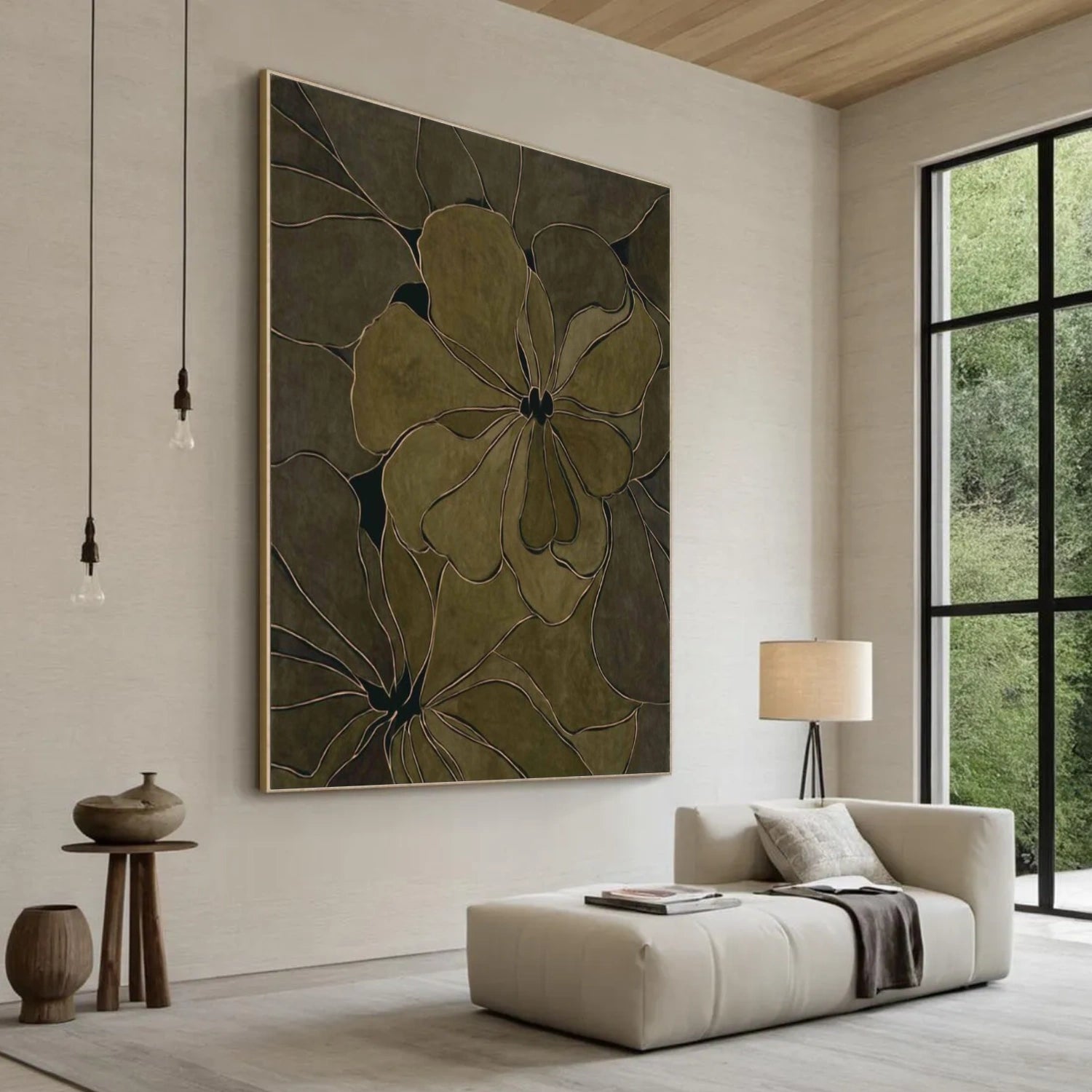 Flower & Tree Abstract Wall Art #ML198
