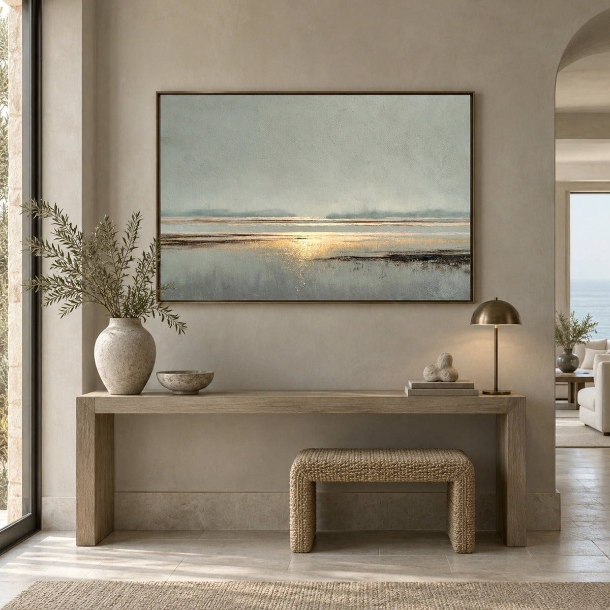 Sea & Sky Abstract Wall Art #MS370