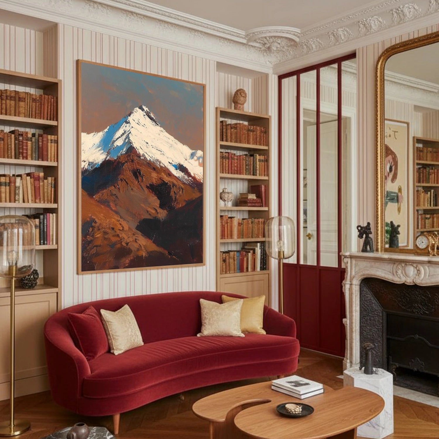 Minimalist Mountain Canvas Art #MM333