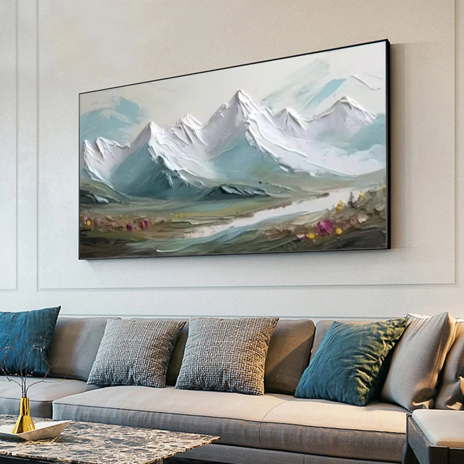 Minimalist Mountain Canvas Art #MM314