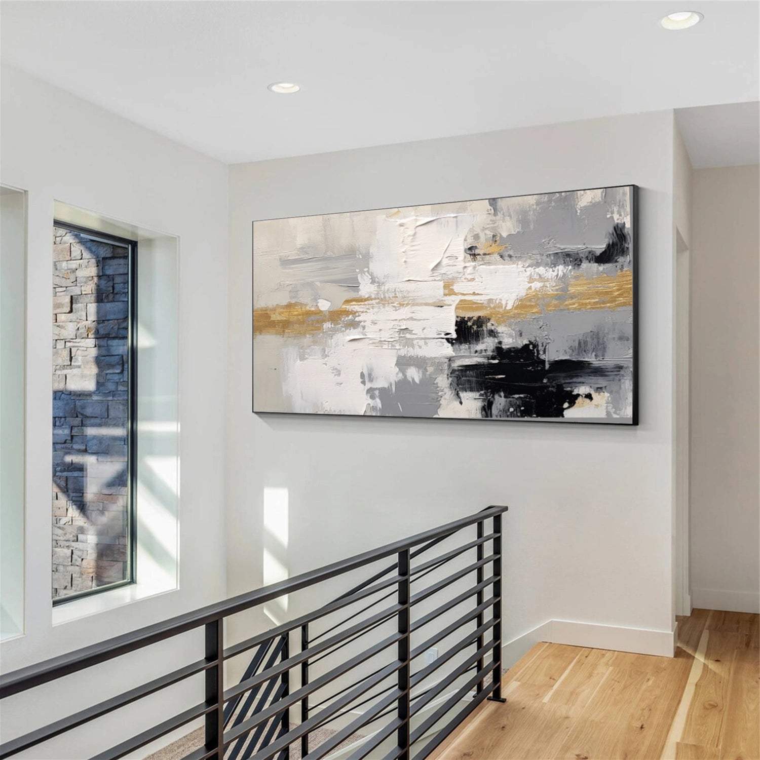 Abstract Textured Canvas Art #WS949