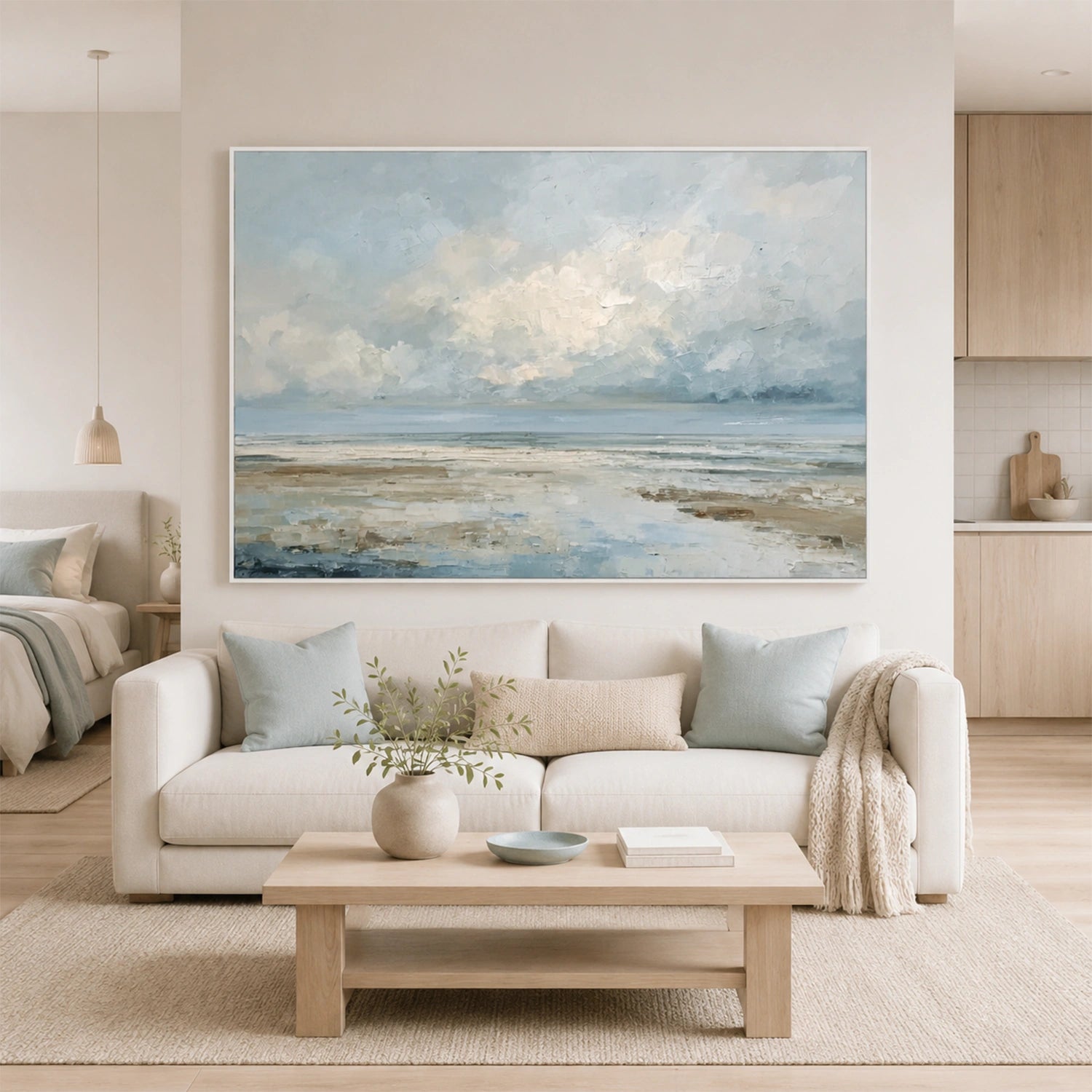 Sea & Sky Abstract Wall Art #MS349