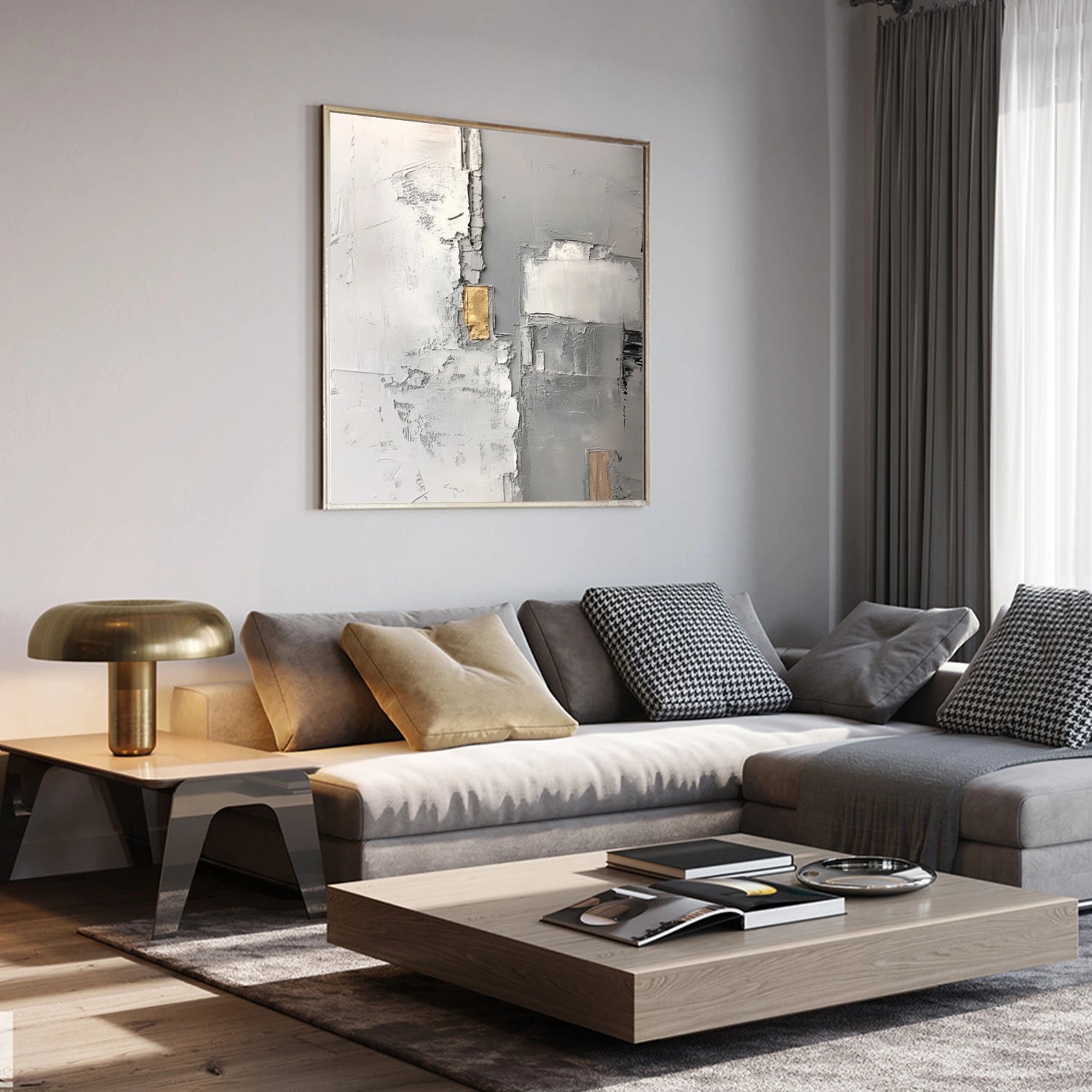 Abstract Textured Canvas Art #WS942