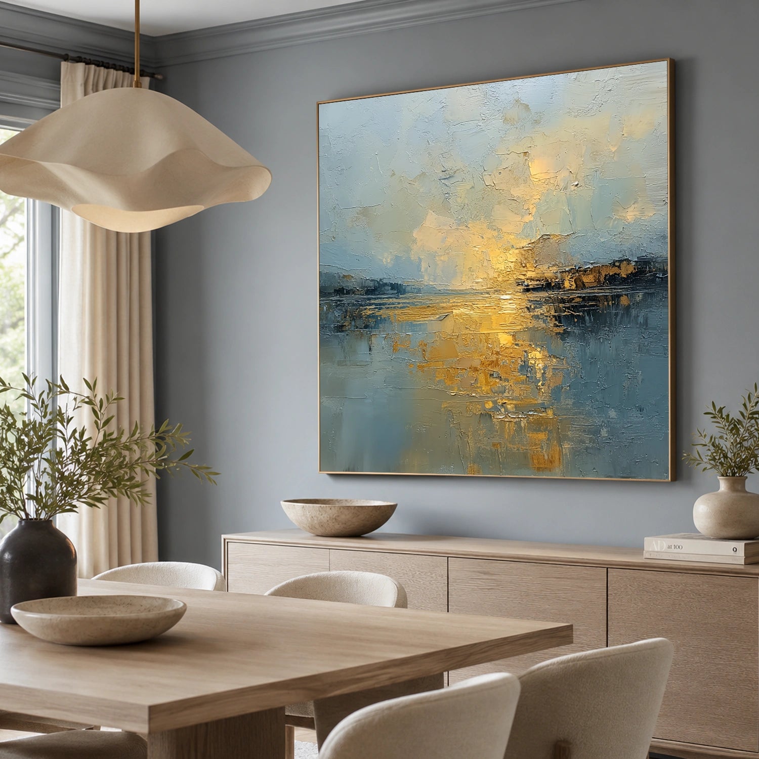 Sea & Sky Abstract Wall Art #MS340