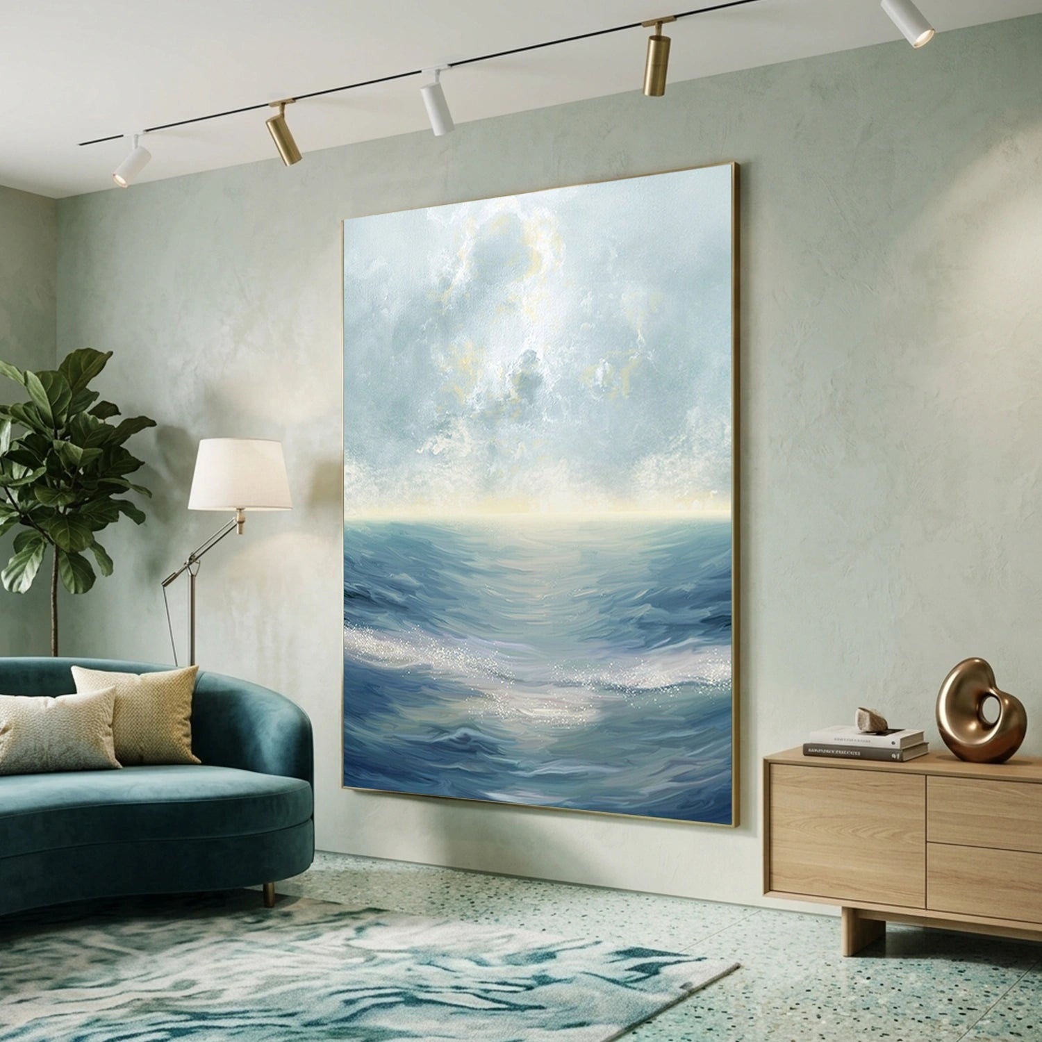 Sea & Sky Abstract Wall Art #MS305