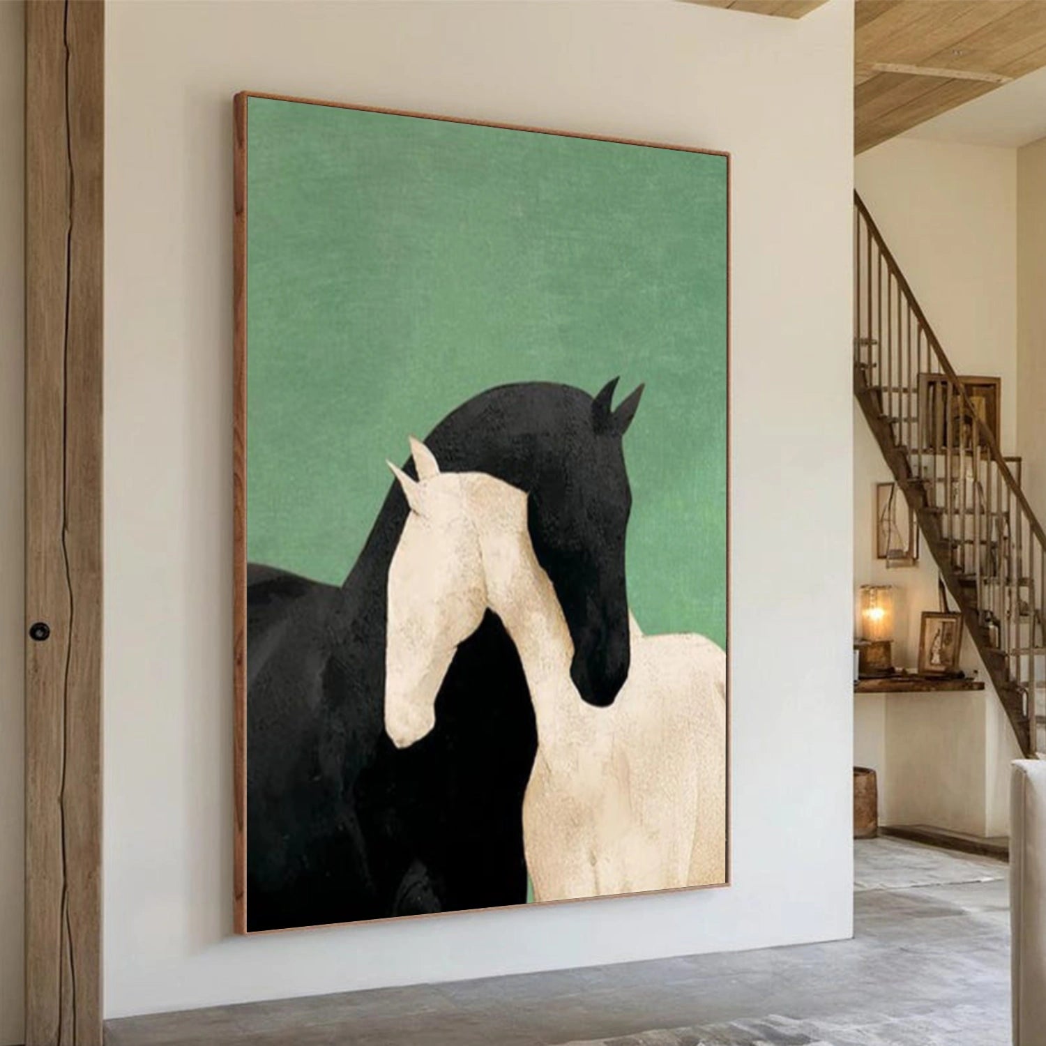 Abstract Animal Horse Wall Art #AL178