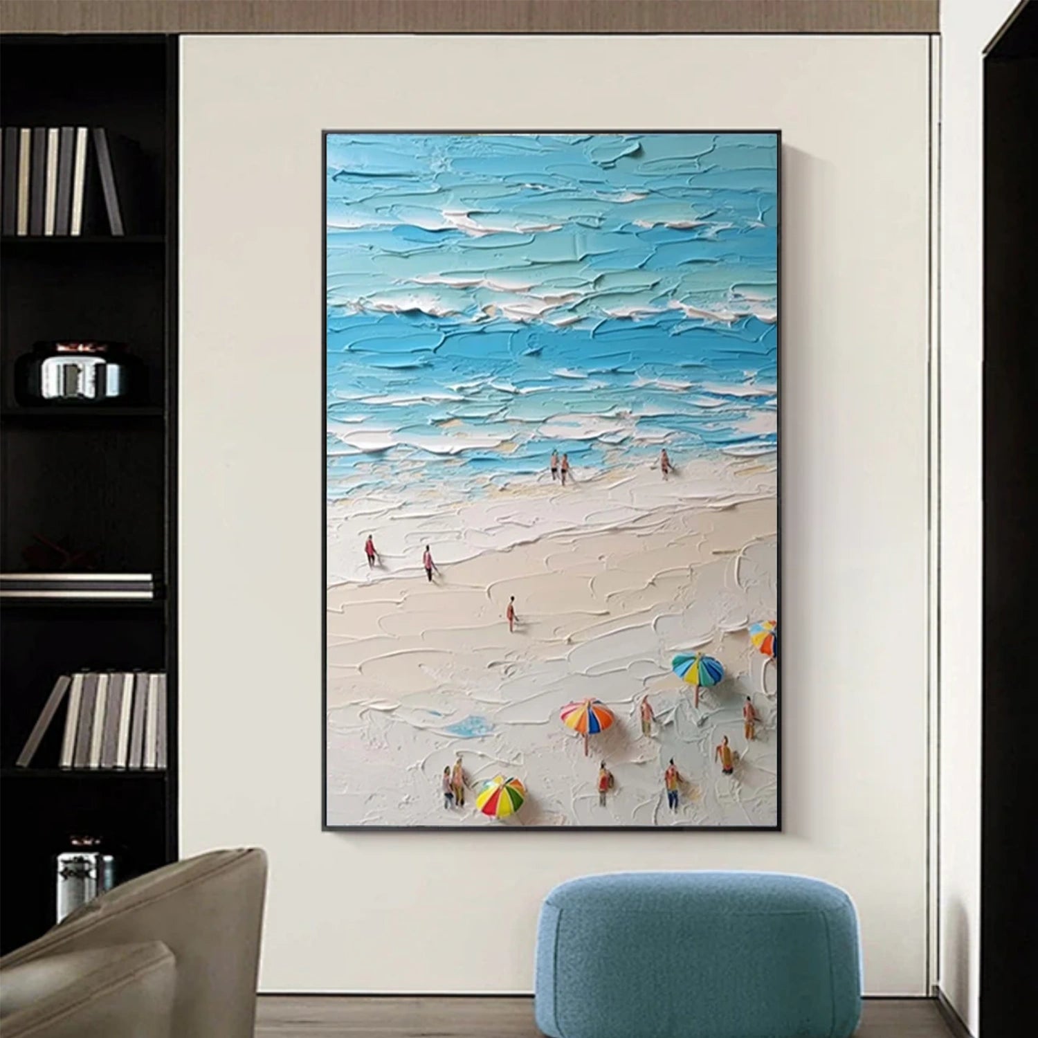 Swimming Sport Textured Wall Art #SA031