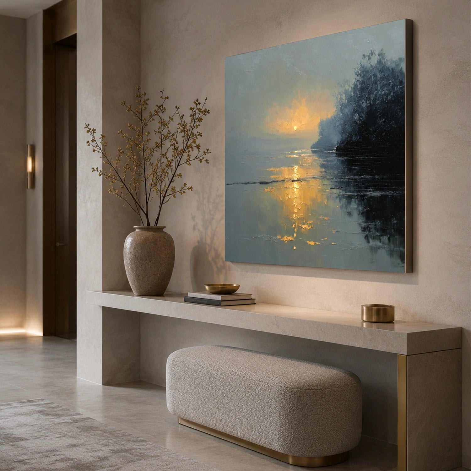 Sea & Sky Abstract Wall Art #MS335