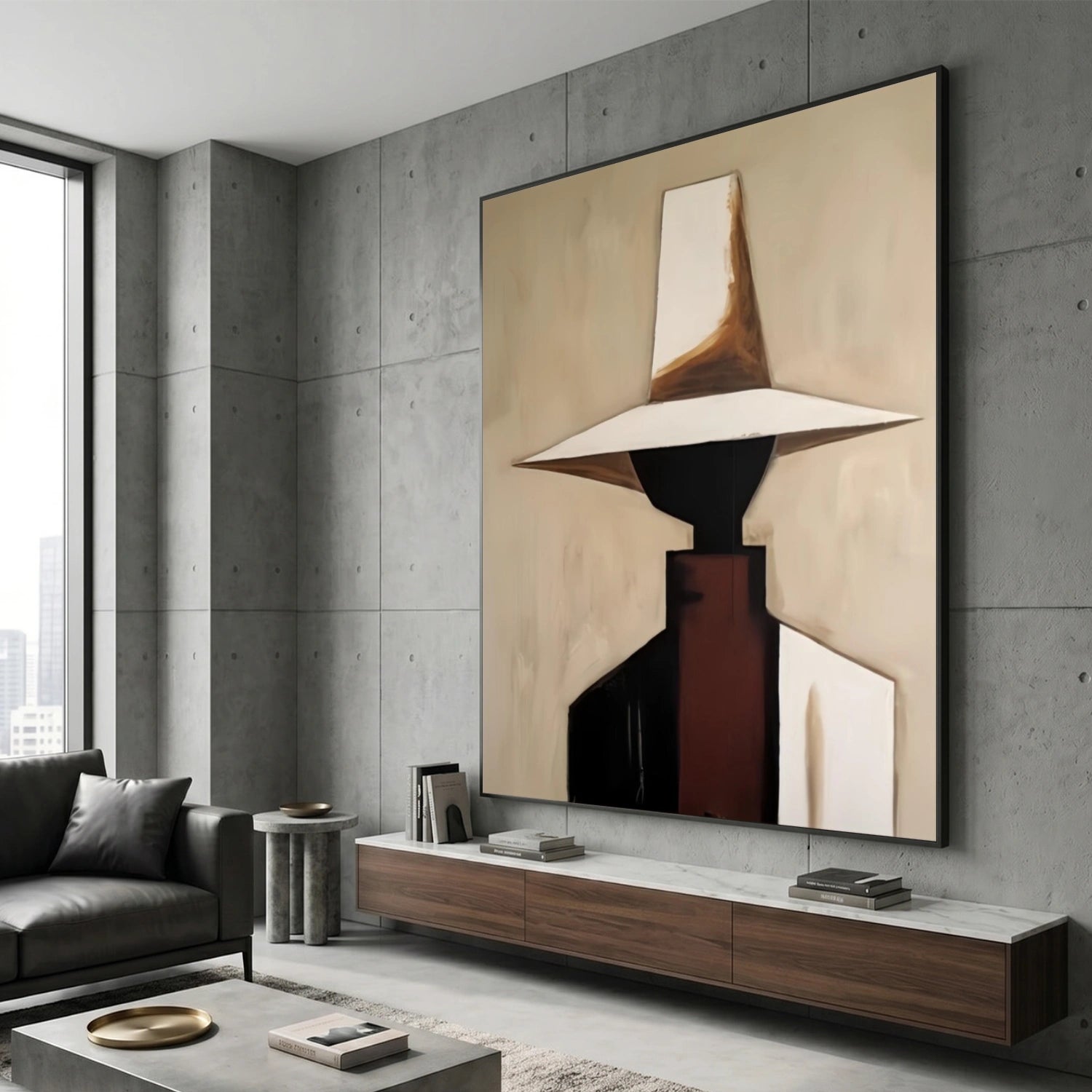Abstract Portrait Wall Art #AP135