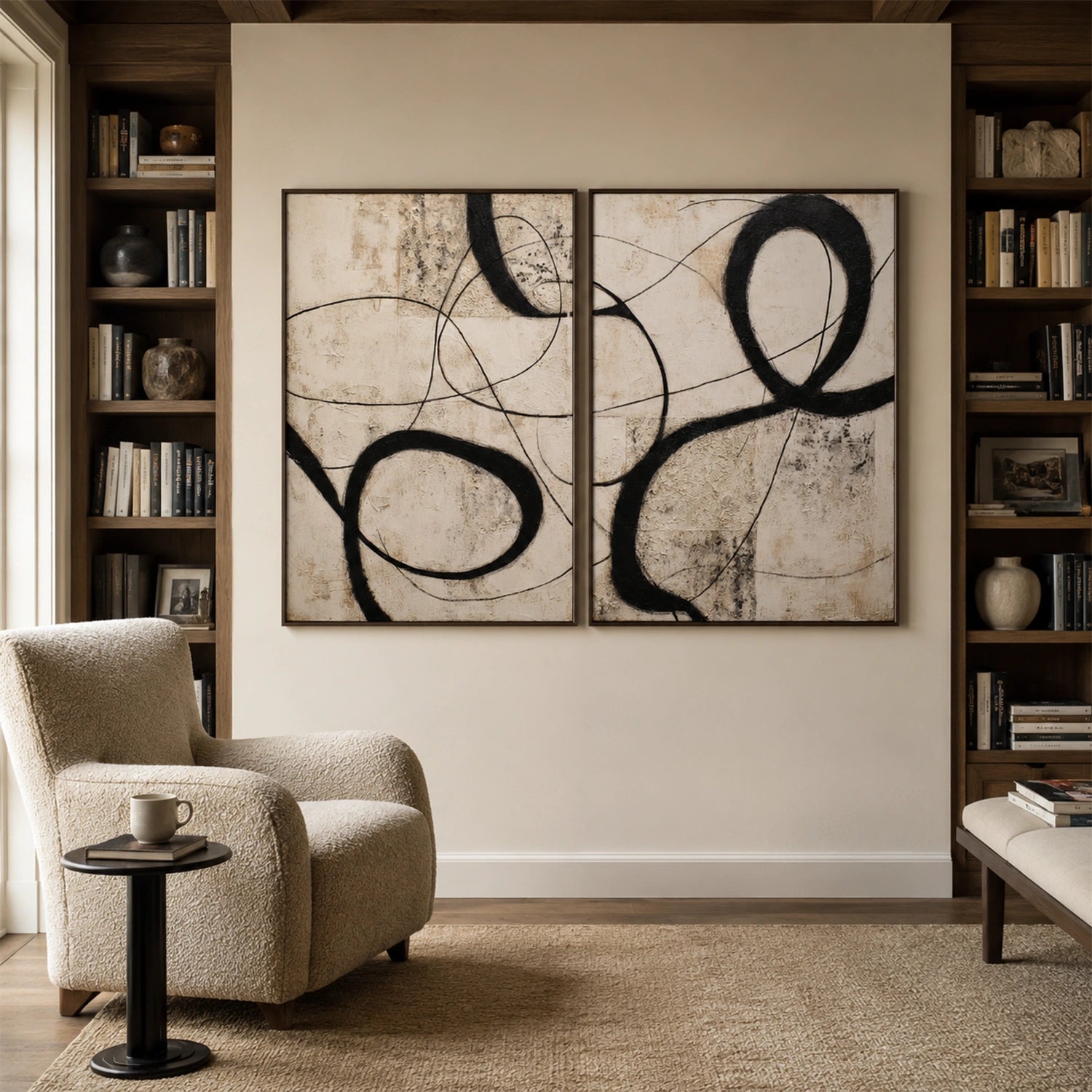 Wabi Sabi Canvas Art Set of 2 #WS1105
