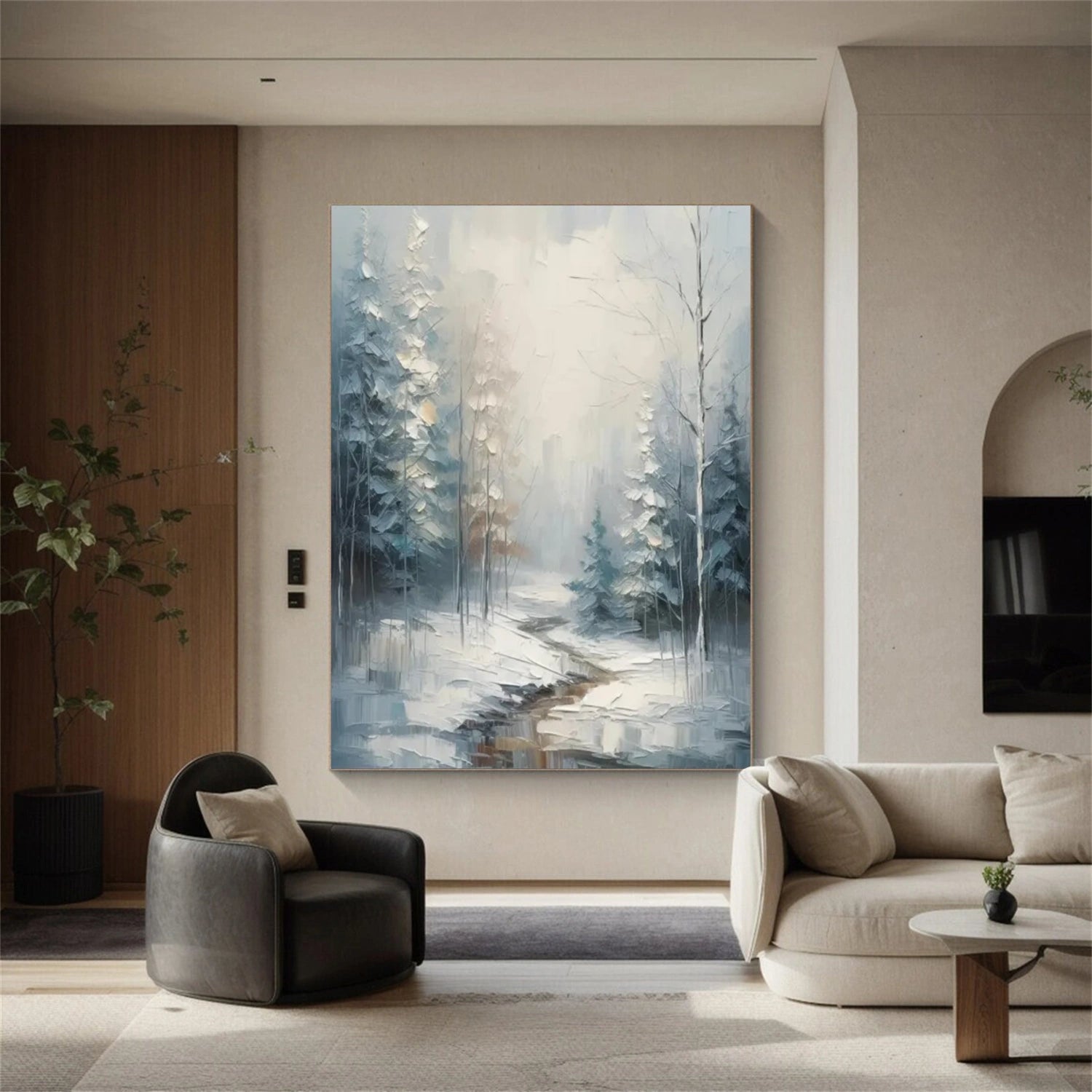 Flower & Tree Abstract Wall Art #ML160