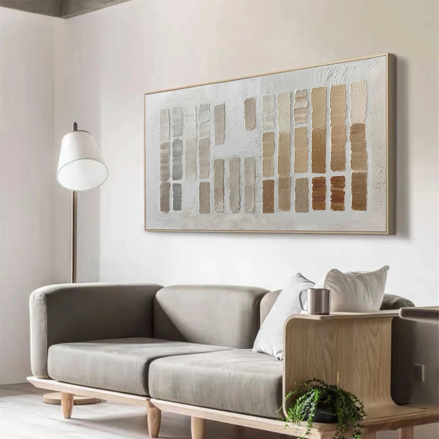 Wabi Sabi Textured Canvas Art #WS929